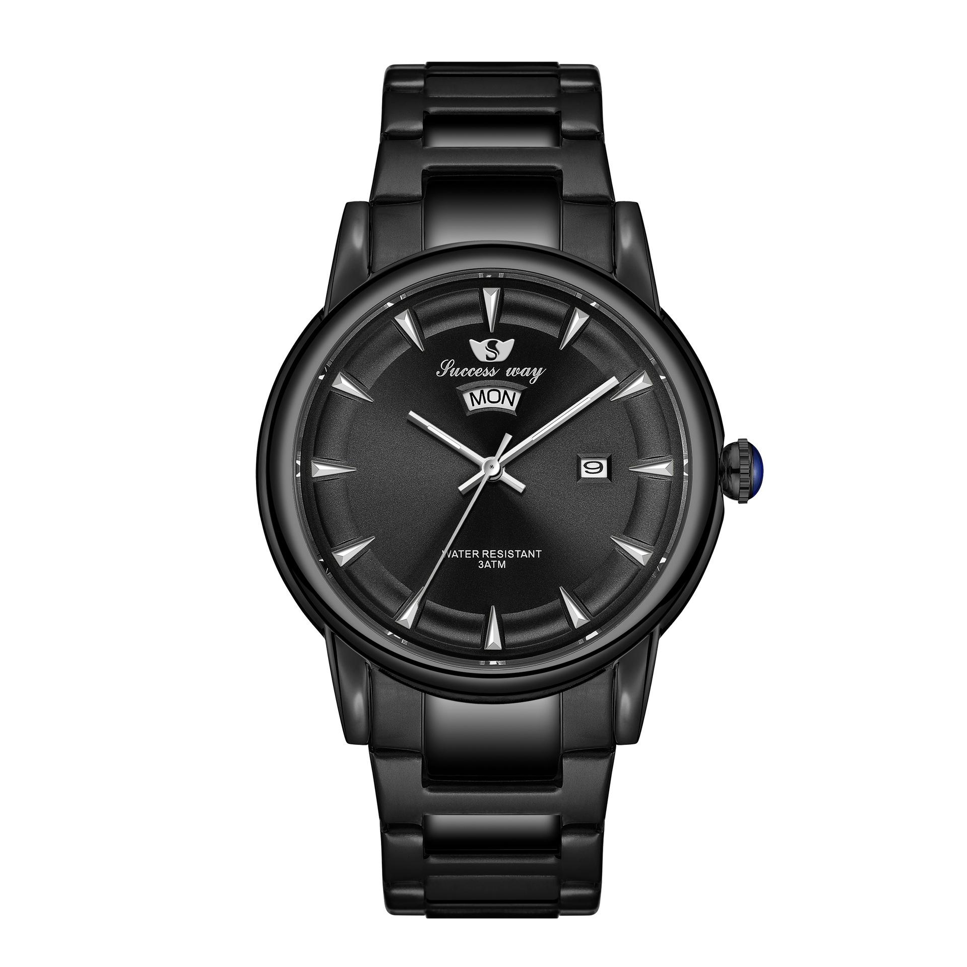 Steel Belt Business Men S Quartz Watch Simple Fashion Atmosphere High-End Watch Nylon Watch Strap чорний
Steel Belt Business Men S Quartz Watch Simple Fashion Atmosphere High-End Watch Nylon Watch Strap чорний