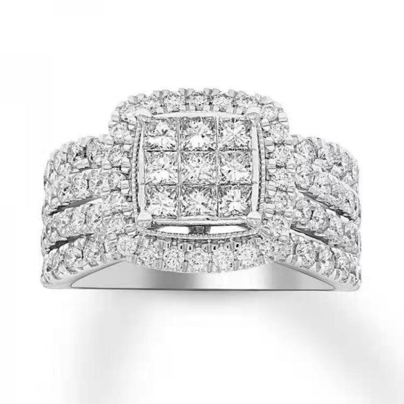 Selling Stylish Square Set Rhinestone Men S Business Silver Ring No. 10
Selling Stylish Square Set Rhinestone Men S Business Silver Ring No. 10