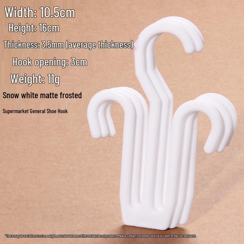 Jingxuan Flat Slippers - Durable Plastic Hanging Hook 10x16 cm
Jingxuan Flat Slippers - Durable Plastic Hanging Hook 10x16 cm