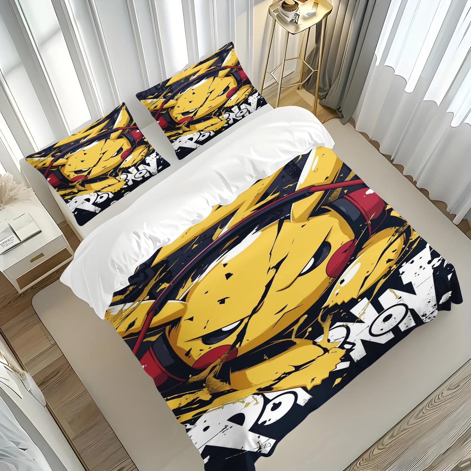 Comforter Electric Mouse Anime Cartoon Polyester Duvet Printed Comforter Bedding Children S Gift Various Sizes Available Comforter (quilt)-EU Single(135*200cm)3pcs
Comforter Electric Mouse Anime Cartoon Polyester Duvet Printed Comforter Bedding Children S Gift Various Sizes Available Comforter (quilt)-EU Single(135*200cm)3pcs