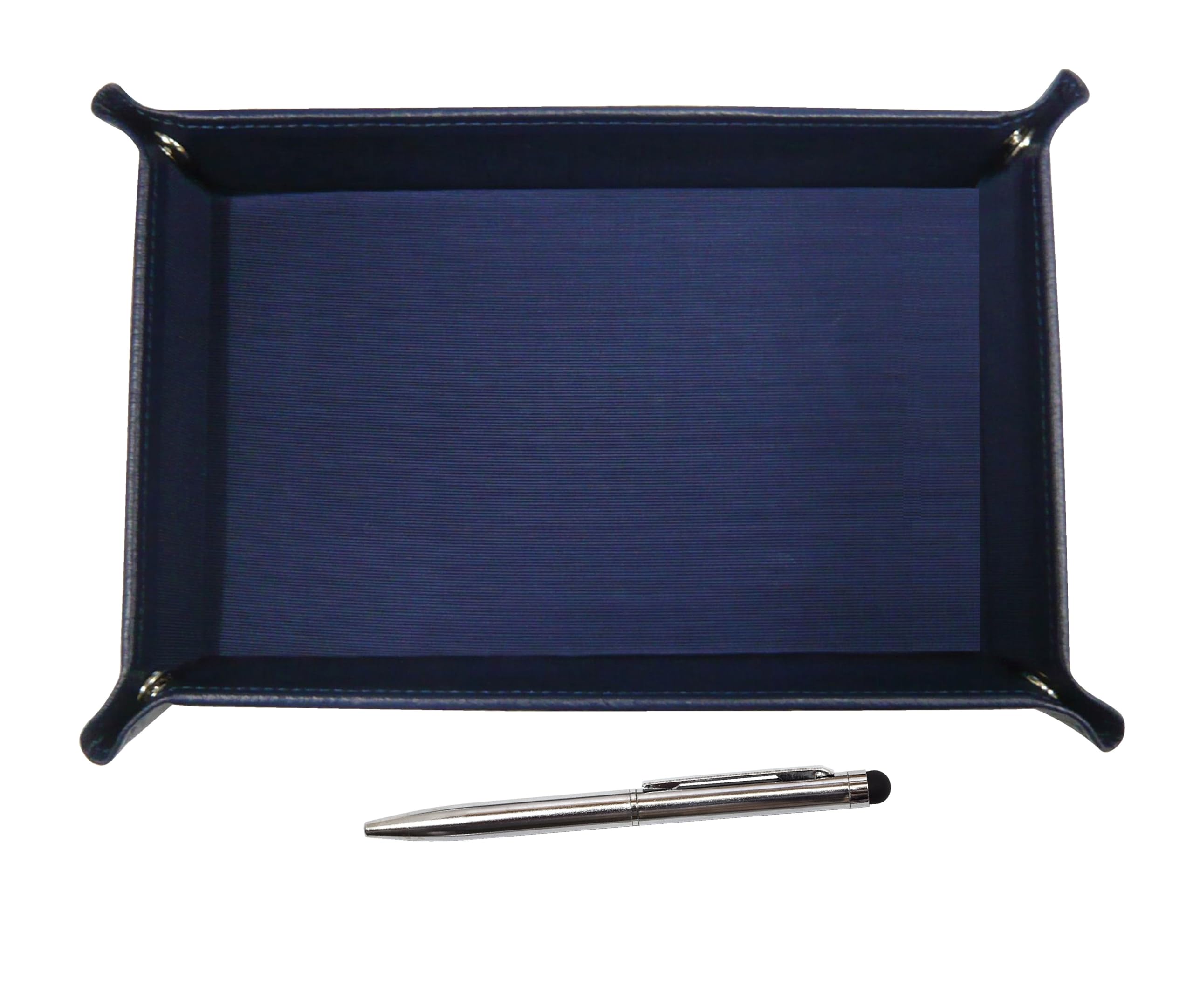 Japanese grained cowhide pen tray blue smartphone touch short metal rotary ballpoint pen set TRAL-9A094A
Japanese grained cowhide pen tray blue smartphone touch short metal rotary ballpoint pen set TRAL-9A094A