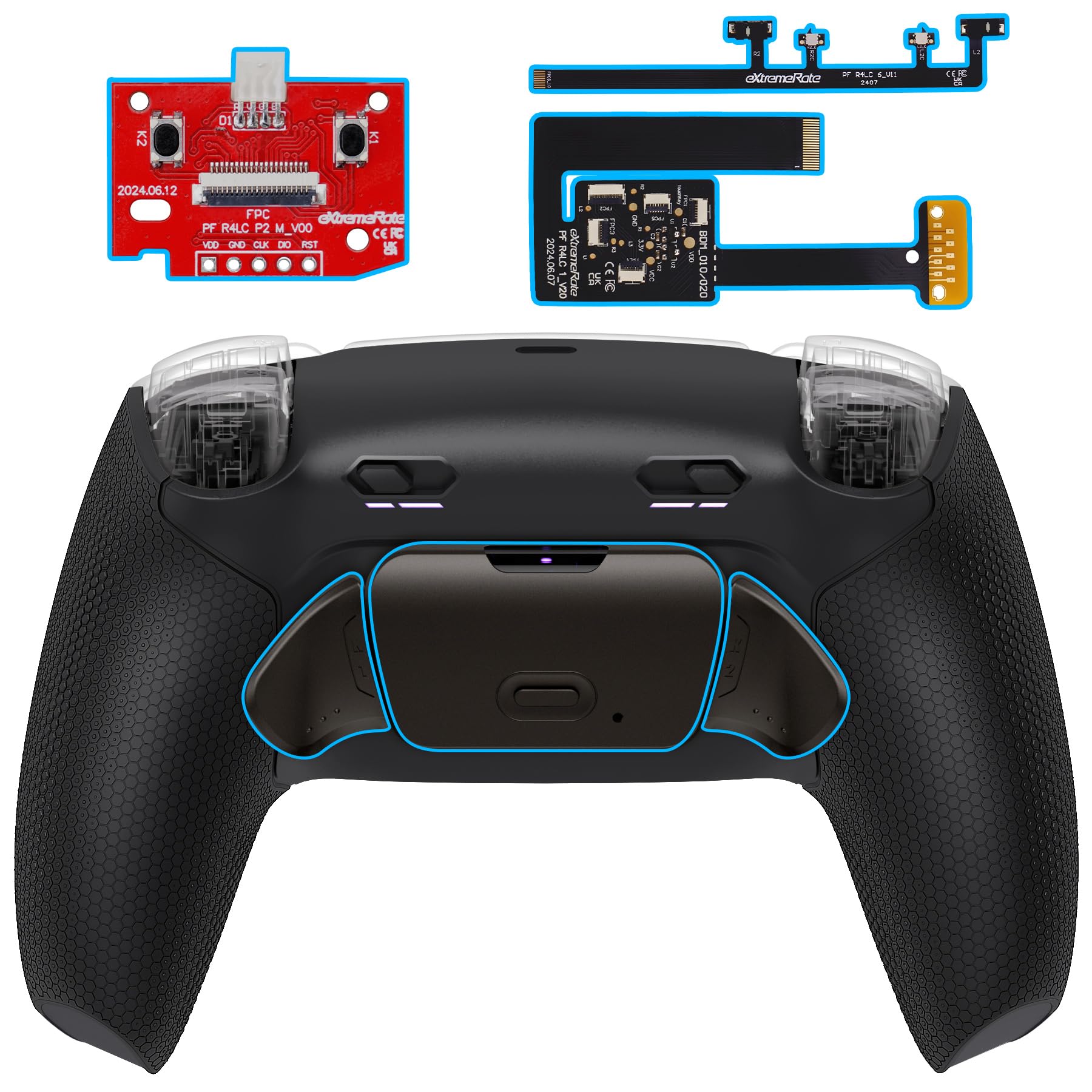 eXtremeRate RISE Plus MAX RMB Back Paddle Kit Compatible with PS5 Controller with Clicky Trigger Stop Rubber Remappable Real Metal Back Paddle Kit for
eXtremeRate RISE Plus MAX RMB Back Paddle Kit Compatible with PS5 Controller with Clicky Trigger Stop Rubber Remappable Real Metal Back Paddle Kit for