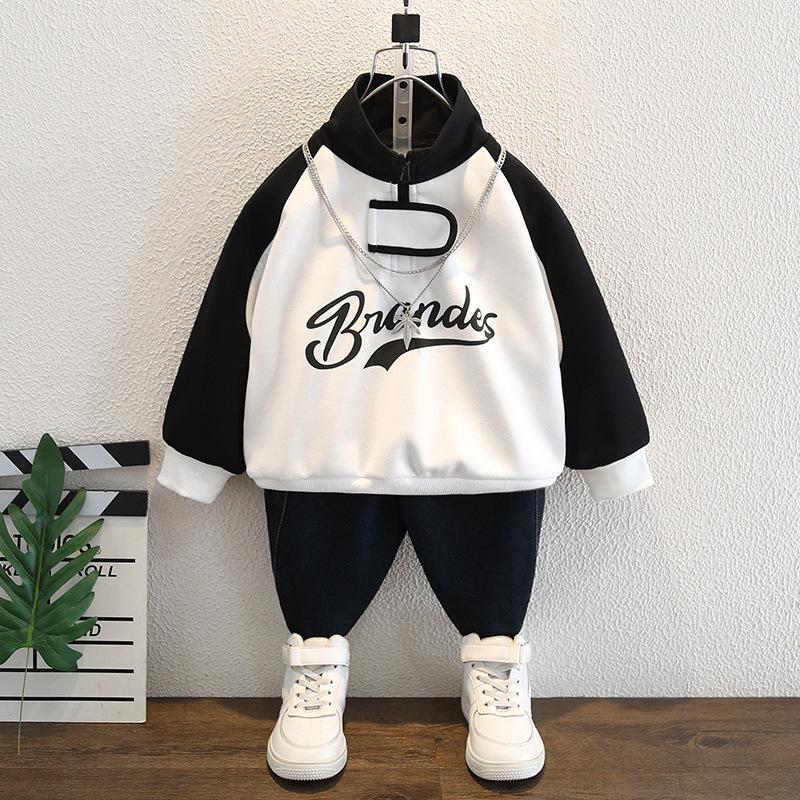 2025 New Boys Spring & Autumn Street Style Sweatshirt - Stylish Early Autumn Outerwear for Kids 100 cm чорний
2025 New Boys Spring & Autumn Street Style Sweatshirt - Stylish Early Autumn Outerwear for Kids 100 cm чорний