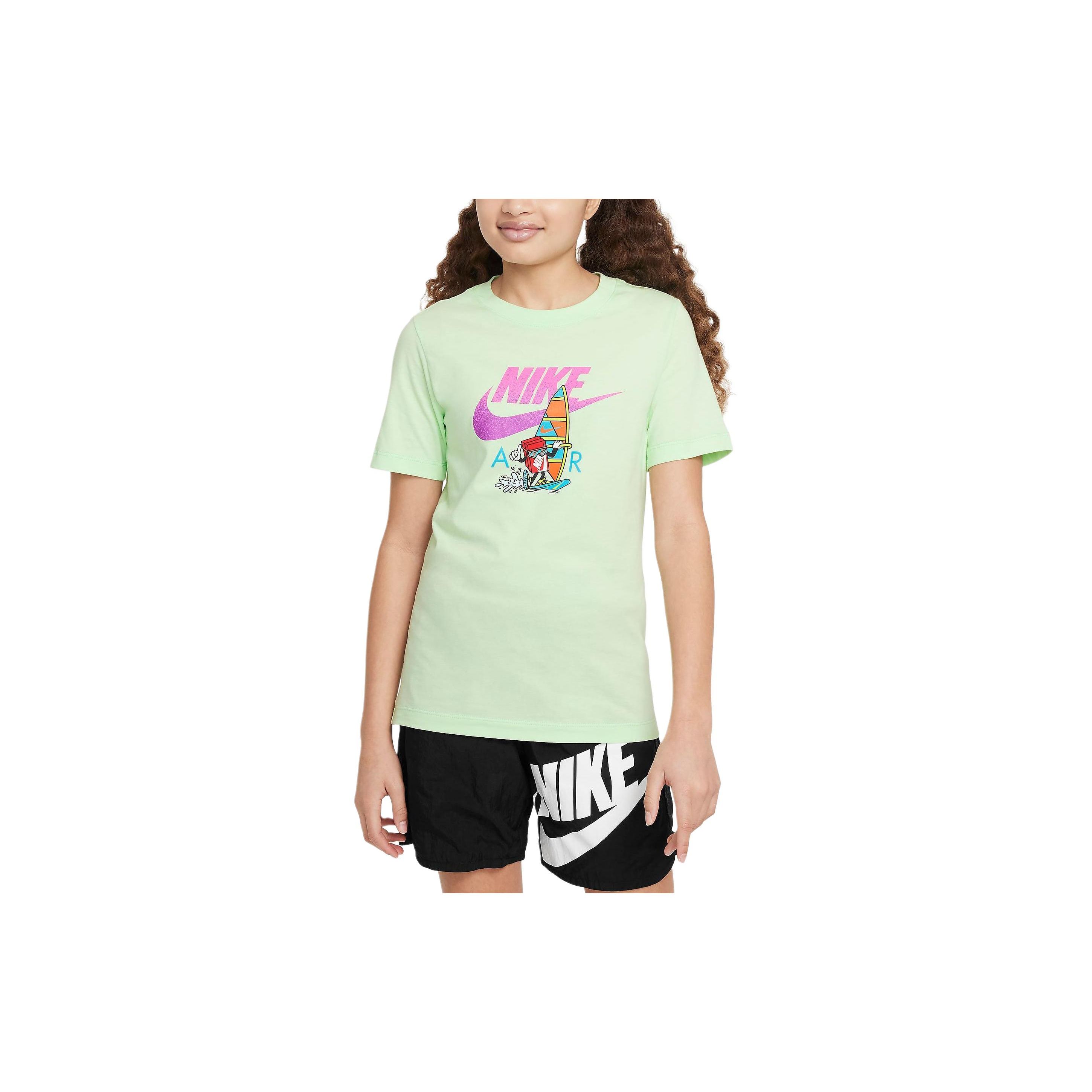 Nike Sportswear Printed Logo Anime Pattern Round Neck Short Sleeve Kids Tops Vapor-Green FV5346-376 L
Nike Sportswear Printed Logo Anime Pattern Round Neck Short Sleeve Kids Tops Vapor-Green FV5346-376 L