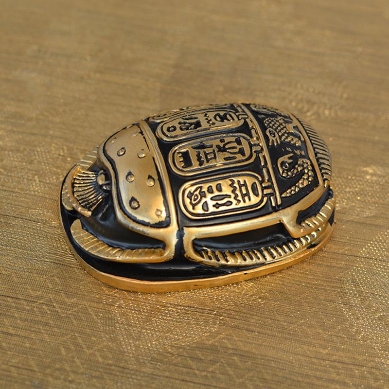 Ancient Egyptian Amulet Scarab Animal Figurine Unique Ornamental Mini Scarab Beetle Souvenir Figurine Desktop Decor for Gifts 1PC
Ancient Egyptian Amulet Scarab Animal Figurine Unique Ornamental Mini Scarab Beetle Souvenir Figurine Desktop Decor for Gifts 1PC