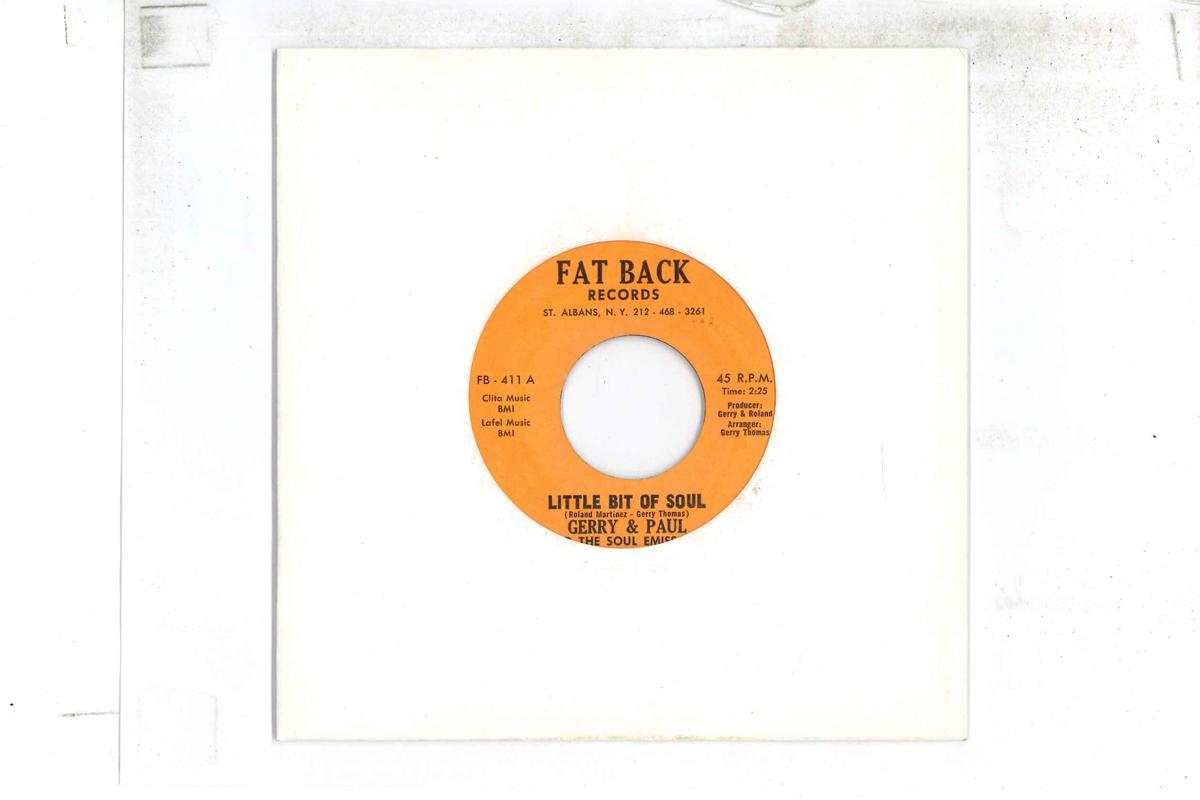 7inch Record GERRY THOMAS PAUL ROLAND MARTINEZ Little Bit Of Soul Cat Walk FB411 FAT BACK 1968 US SoulFunk Used
7inch Record GERRY THOMAS PAUL ROLAND MARTINEZ Little Bit Of Soul Cat Walk FB411 FAT BACK 1968 US SoulFunk Used