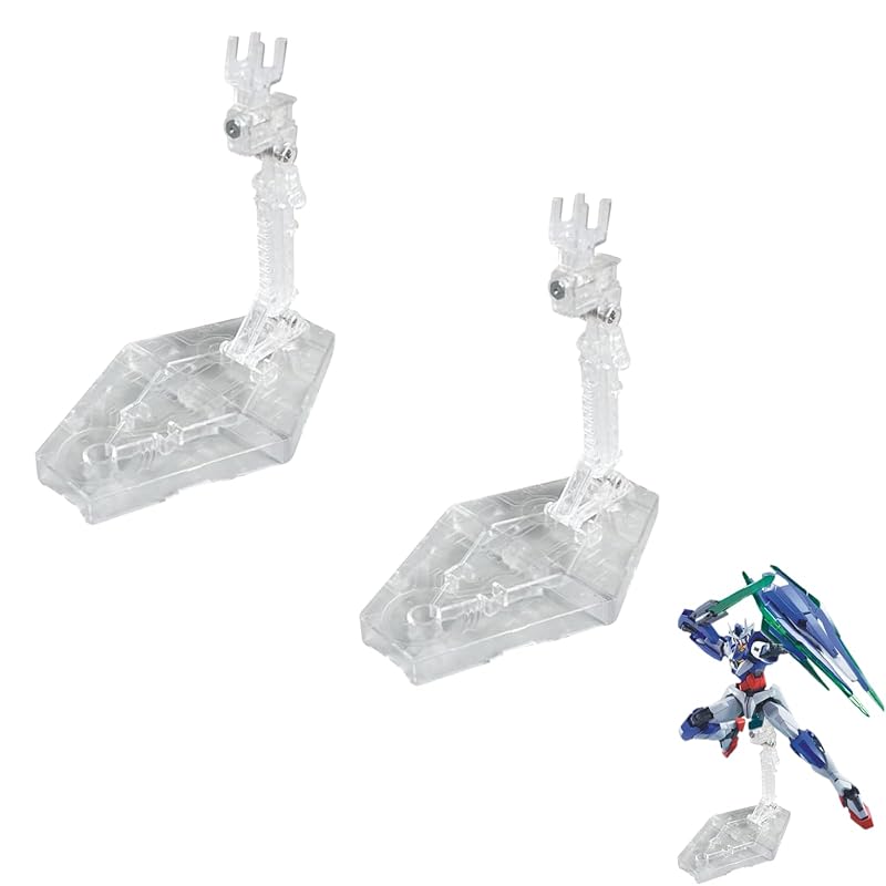 HAPPY SUGAR gunpla pedestal stand plastic model stand display action base black base board set of 2 (clear)
HAPPY SUGAR gunpla pedestal stand plastic model stand display action base black base board set of 2 (clear)