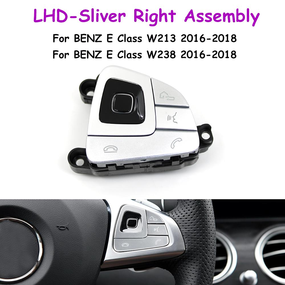 W213 W238 C238 LHD Car Multi-function Steering Wheel Buttons Volume Control Switch Button Assembly For BENZ E Class 2016-2018 LHD-Sliver Right
W213 W238 C238 LHD Car Multi-function Steering Wheel Buttons Volume Control Switch Button Assembly For BENZ E Class 2016-2018 LHD-Sliver Right