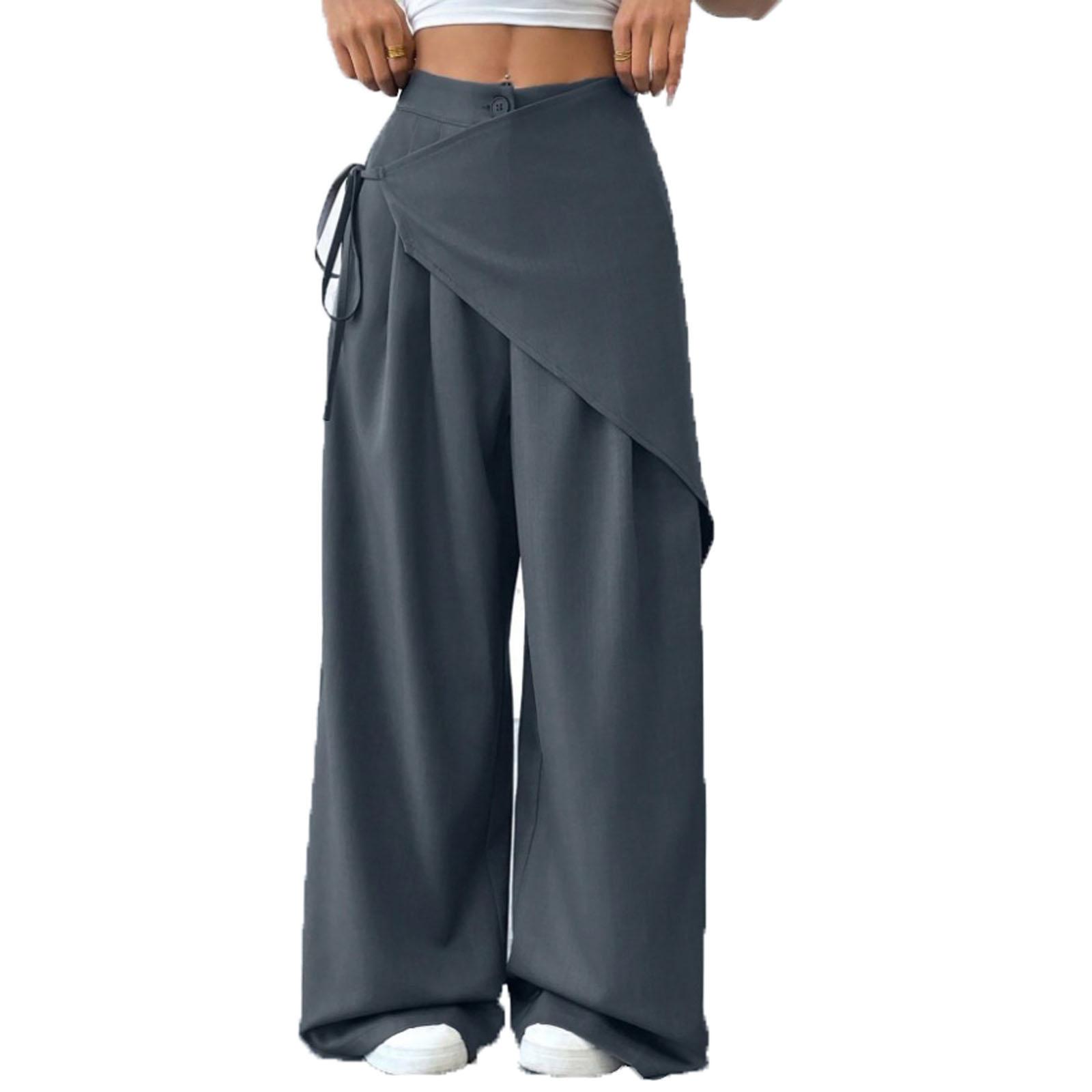 Women s Casual Fashion Solid-Color Elastic Waistband Wide-Leg Straight-Leg Pants With Pockets XL тёмно-синий
Women s Casual Fashion Solid-Color Elastic Waistband Wide-Leg Straight-Leg Pants With Pockets XL тёмно-синий