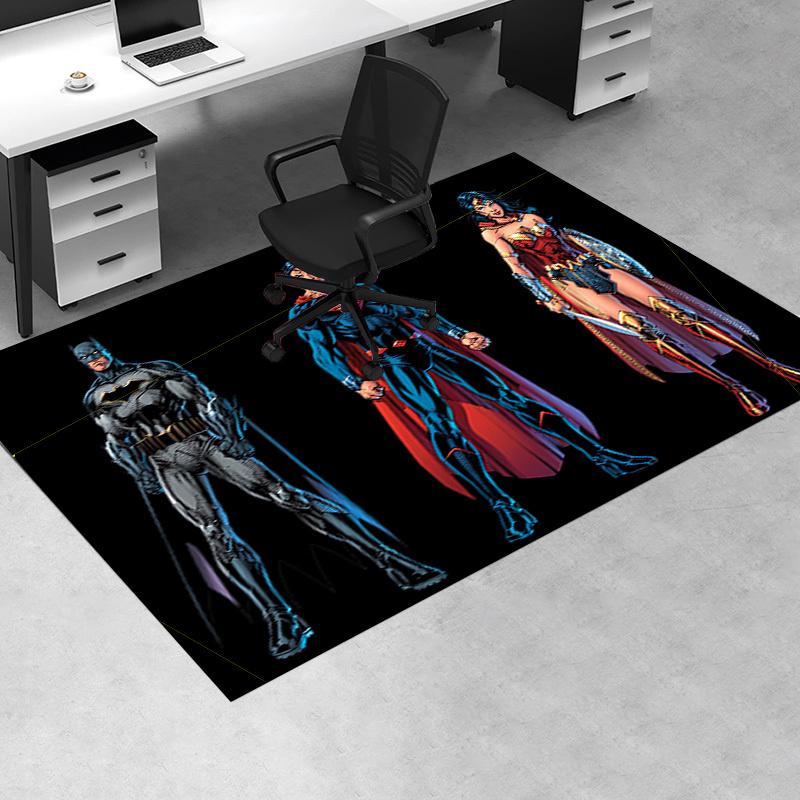 Batman , Superman & Wonder Woman: The Ultimate Trio Collection Office Mat Home Decor Office Desk Chair Rugs Chair Carpet for office Chair Ma 60cm by 90cm
Batman , Superman & Wonder Woman: The Ultimate Trio Collection Office Mat Home Decor Office Desk Chair Rugs Chair Carpet for office Chair Ma 60cm by 90cm