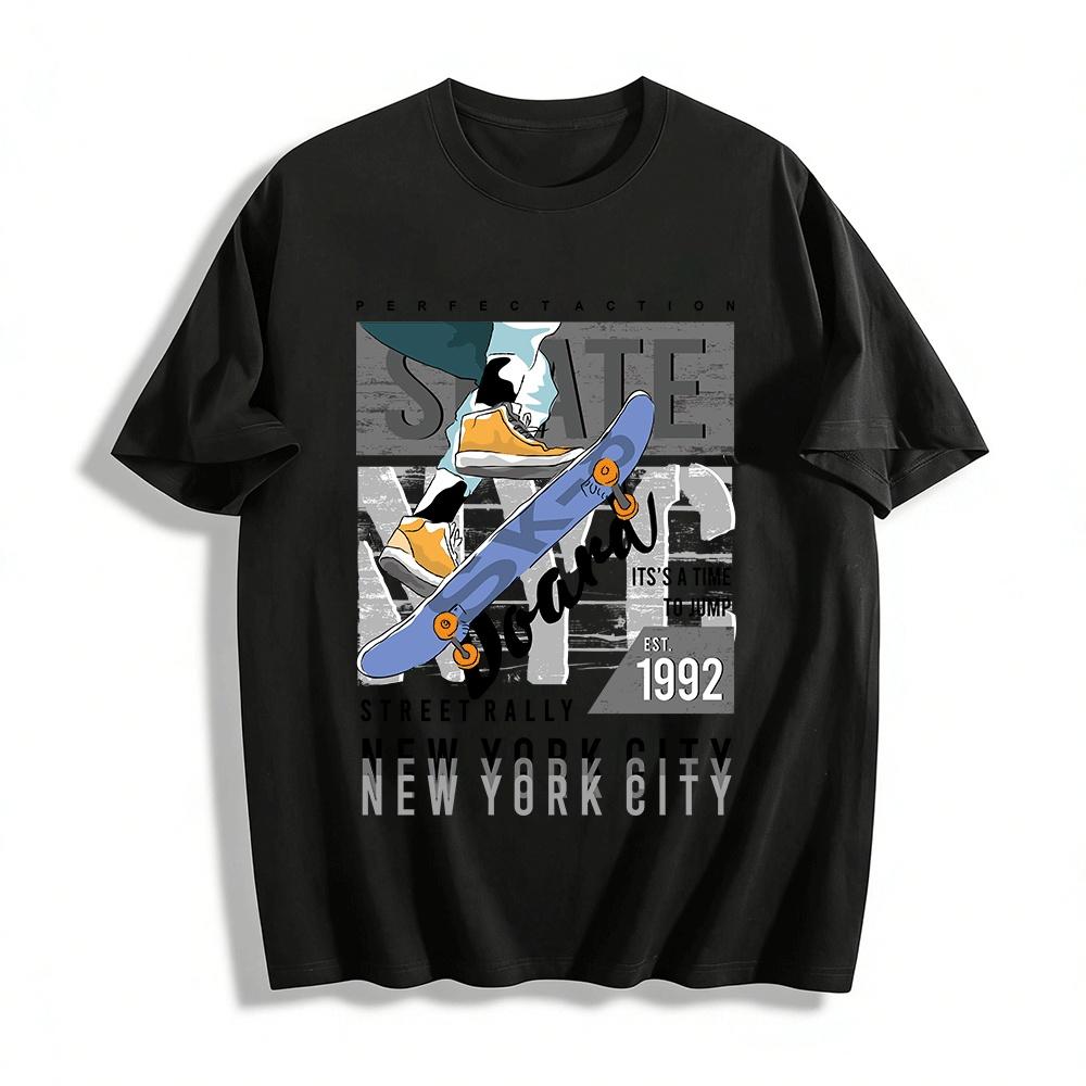 Vintage 1992 NYC Street Skateboarding Unisex Casual Graphic Tee Pure cotton T-shirt XXS
Vintage 1992 NYC Street Skateboarding Unisex Casual Graphic Tee Pure cotton T-shirt XXS