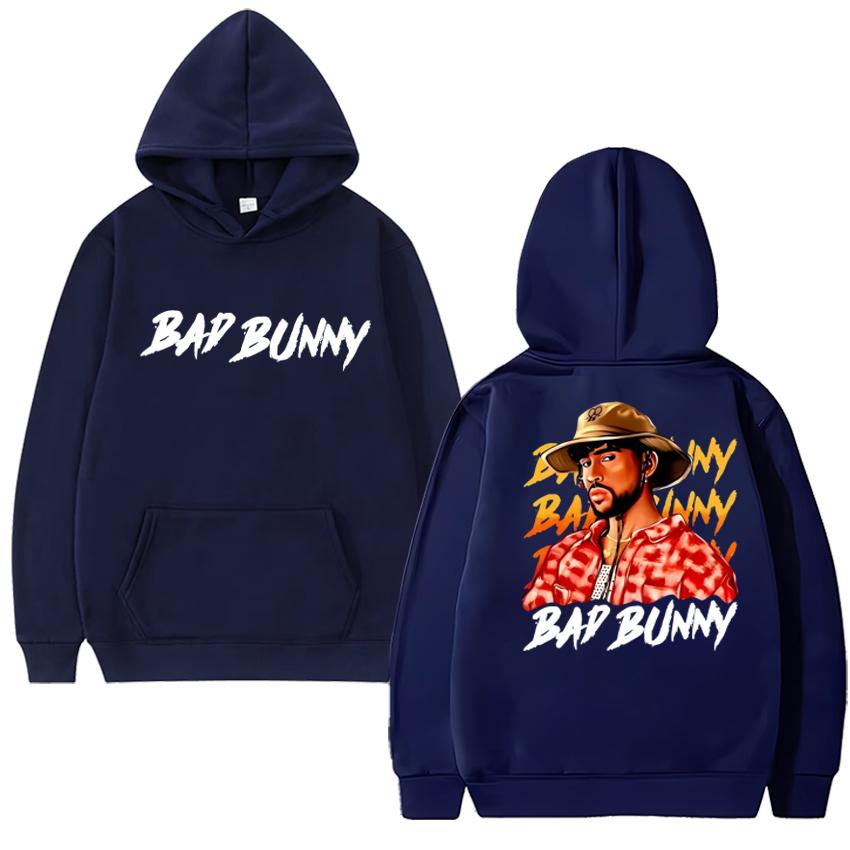 Hot Singer Bad Bunny music Graphics printed Sweatshirt New Men women harajuku vintage Hoodies Unisex Fleece Long sleeve pullover 3XL
Hot Singer Bad Bunny music Graphics printed Sweatshirt New Men women harajuku vintage Hoodies Unisex Fleece Long sleeve pullover 3XL