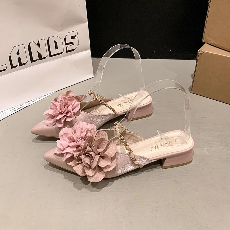 Мода 2025Цветок Женские Шлепанцы на Среднем Каблуке Острый Носок Массивная Обувь Модные Туфли-Лодочки Дизайнерские Летние Слайды 35 розовый
Мода 2025Цветок Женские Шлепанцы на Среднем Каблуке Острый Носок Массивная Обувь Модные Туфли-Лодочки Дизайнерские Летние Слайды 35 розовый