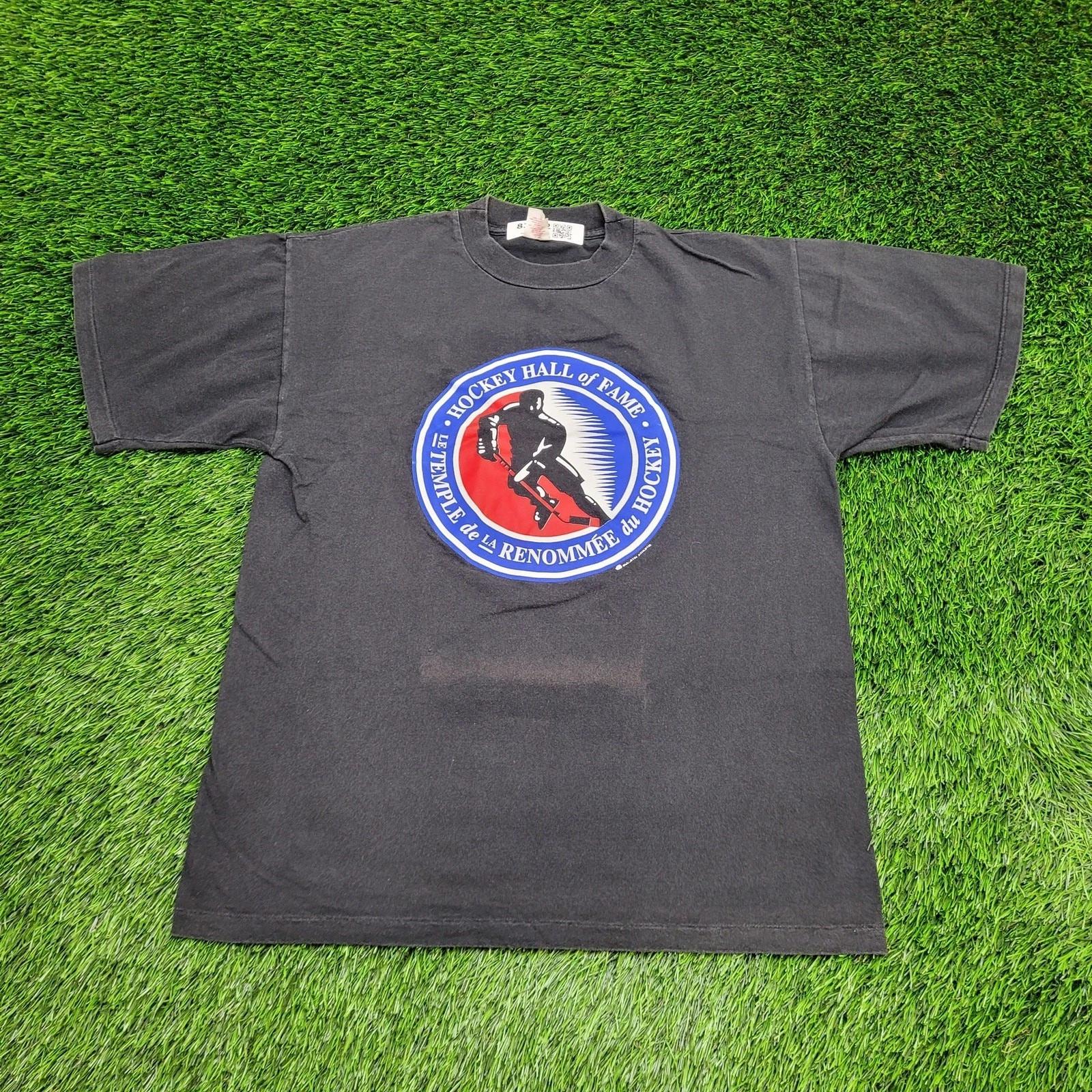 Vintage 90s Hockey Shirt M/L 20x25 Faded Black Hall-of-Fame 4XL
Vintage 90s Hockey Shirt M/L 20x25 Faded Black Hall-of-Fame 4XL