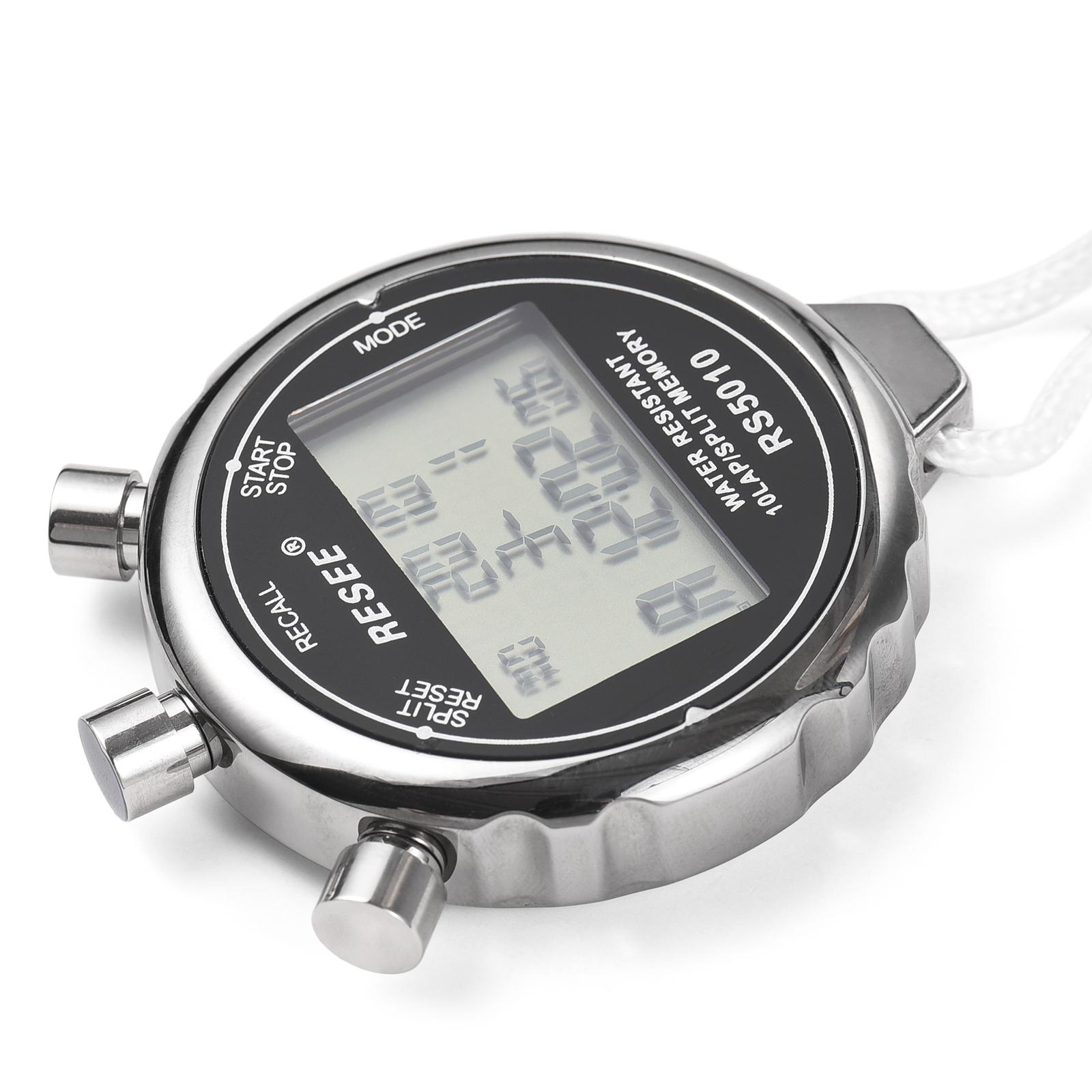 Цифровой секундомер для тренеров по легкой атлетике 1/100 секунды точное время с таймером обратного отсчета 10 ячеек памяти
Цифровой секундомер для тренеров по легкой атлетике 1/100 секунды точное время с таймером обратного отсчета 10 ячеек памяти