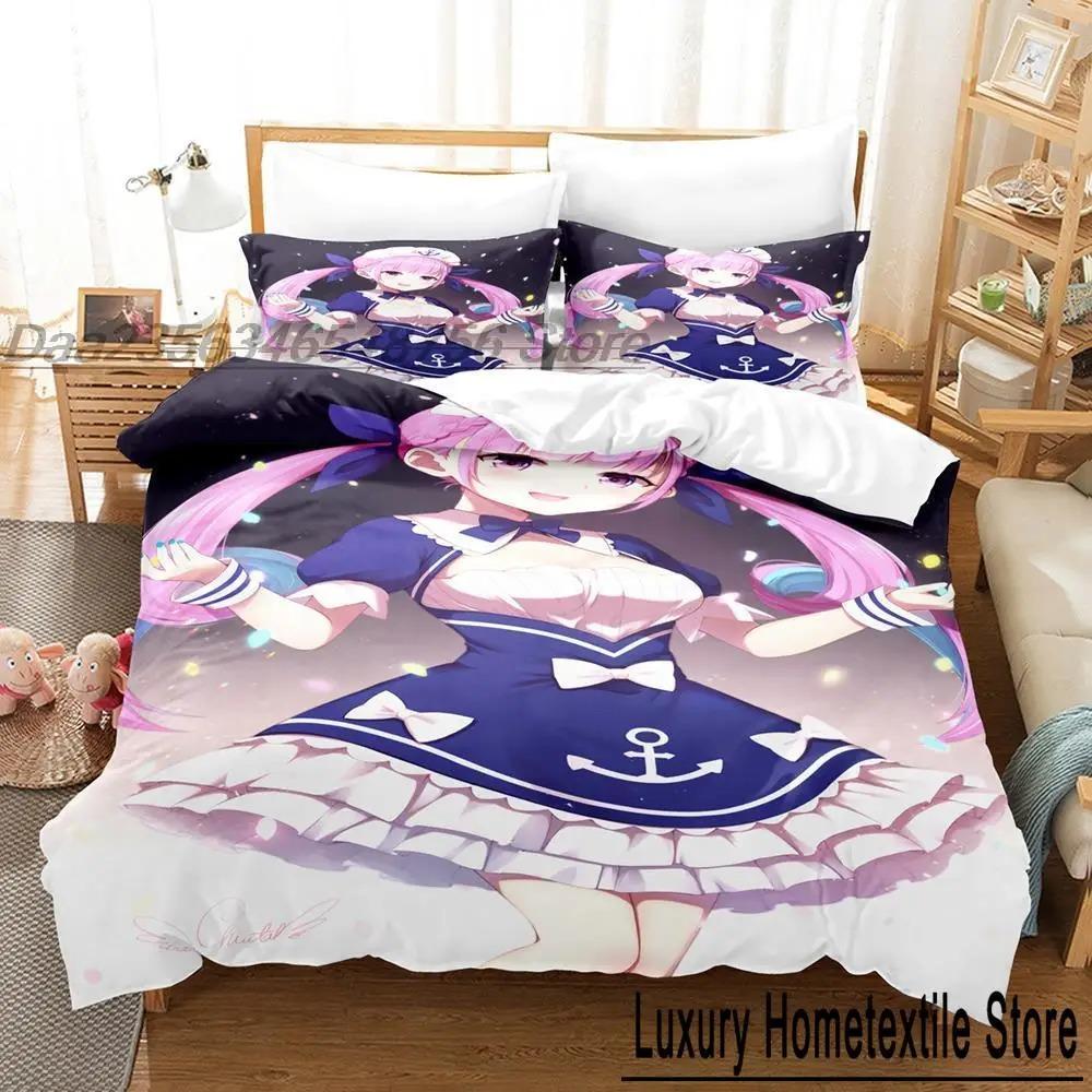 Minato Aqua Bedding Set Single Twin Full Queen King Size Bed Set Aldult Kid Bedroom Duvetcover Sets 3D Print Anime bed sheet set 70x133cm 2pcs
Minato Aqua Bedding Set Single Twin Full Queen King Size Bed Set Aldult Kid Bedroom Duvetcover Sets 3D Print Anime bed sheet set 70x133cm 2pcs