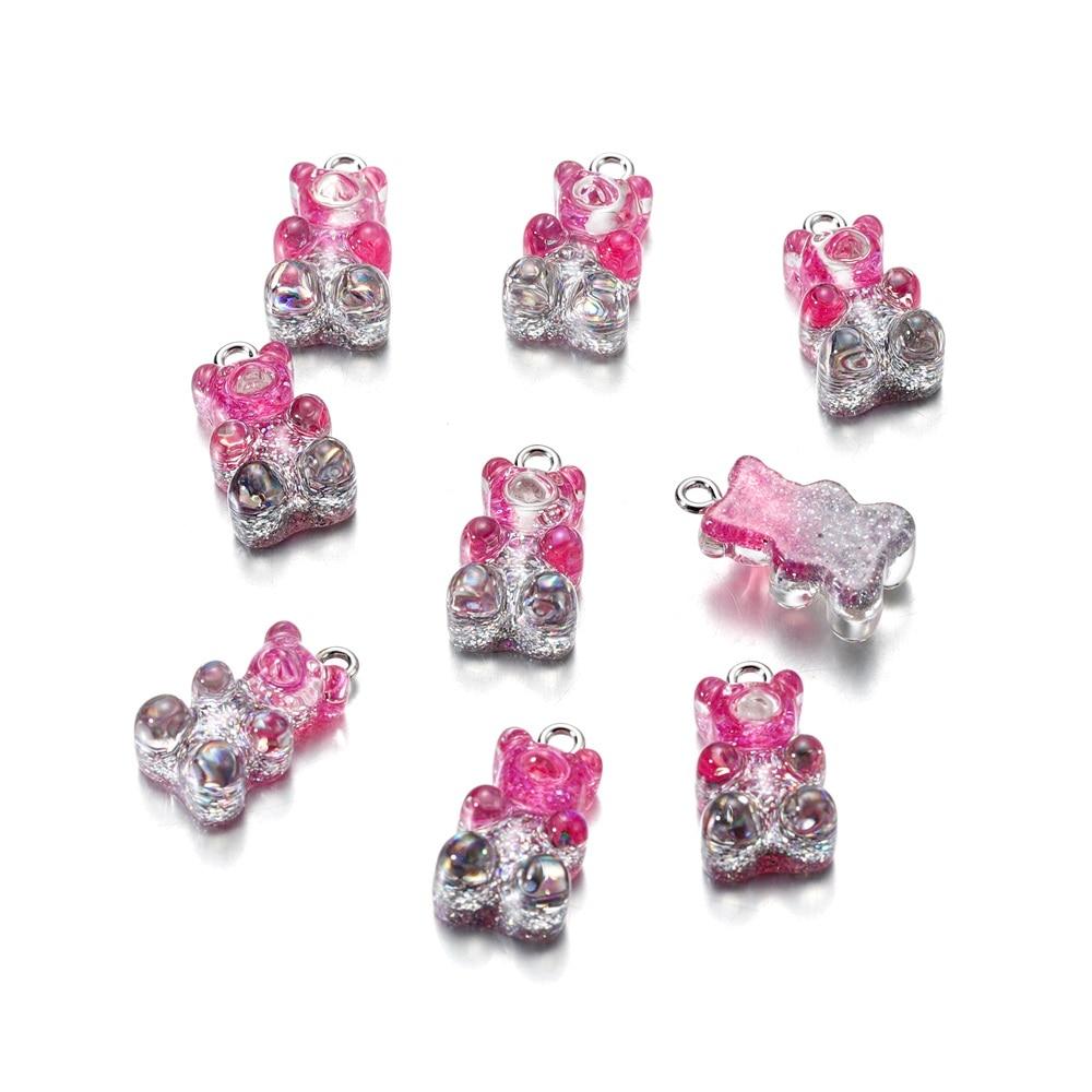 10 шт. градиентные милые подвески в виде медведя из смолы, подвески для DIY ожерелье, браслет, серьги, кулон, ювелирные изделия, аксессуары для изготовления
10 шт. градиентные милые подвески в виде медведя из смолы, подвески для DIY ожерелье, браслет, серьги, кулон, ювелирные изделия, аксессуары для изготовления
