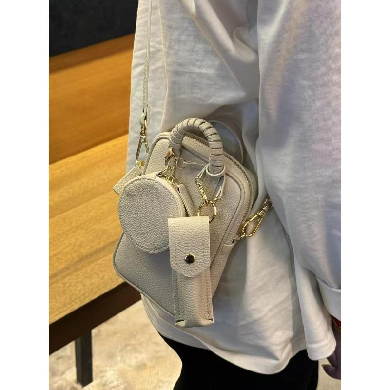 Spring and summer new women s bags niche design change mobile phone bag fashion versatile mini bag cowhide messenger bag 11*2.5*16cm брудно-білий
Spring and summer new women s bags niche design change mobile phone bag fashion versatile mini bag cowhide messenger bag 11*2.5*16cm брудно-білий