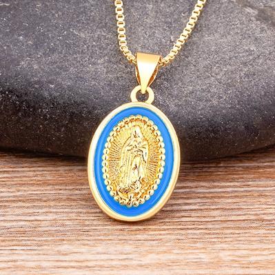 Nidin Enamel Christian Virgin Mary Pendant Necklace 7 Colors Gold Plated Handmade Choker Jewelry Accessories Gift Wholesale светло-синий
Nidin Enamel Christian Virgin Mary Pendant Necklace 7 Colors Gold Plated Handmade Choker Jewelry Accessories Gift Wholesale светло-синий