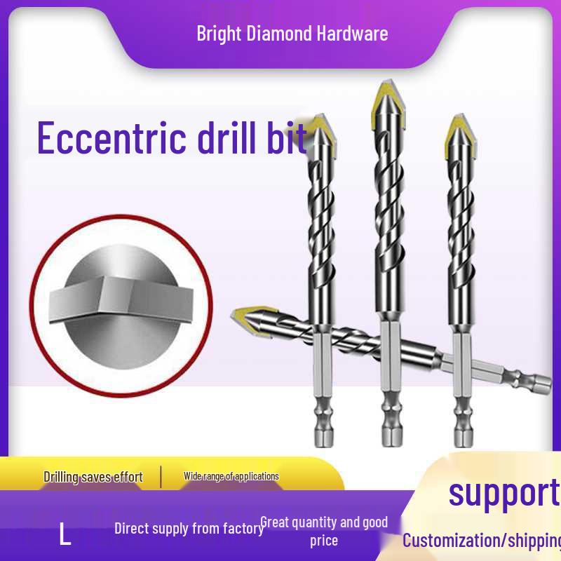 Multi-functional Eccentric Tile & Marble Drill Bit with Hex Shank 6mm (Bagged)
Multi-functional Eccentric Tile & Marble Drill Bit with Hex Shank 6mm (Bagged)