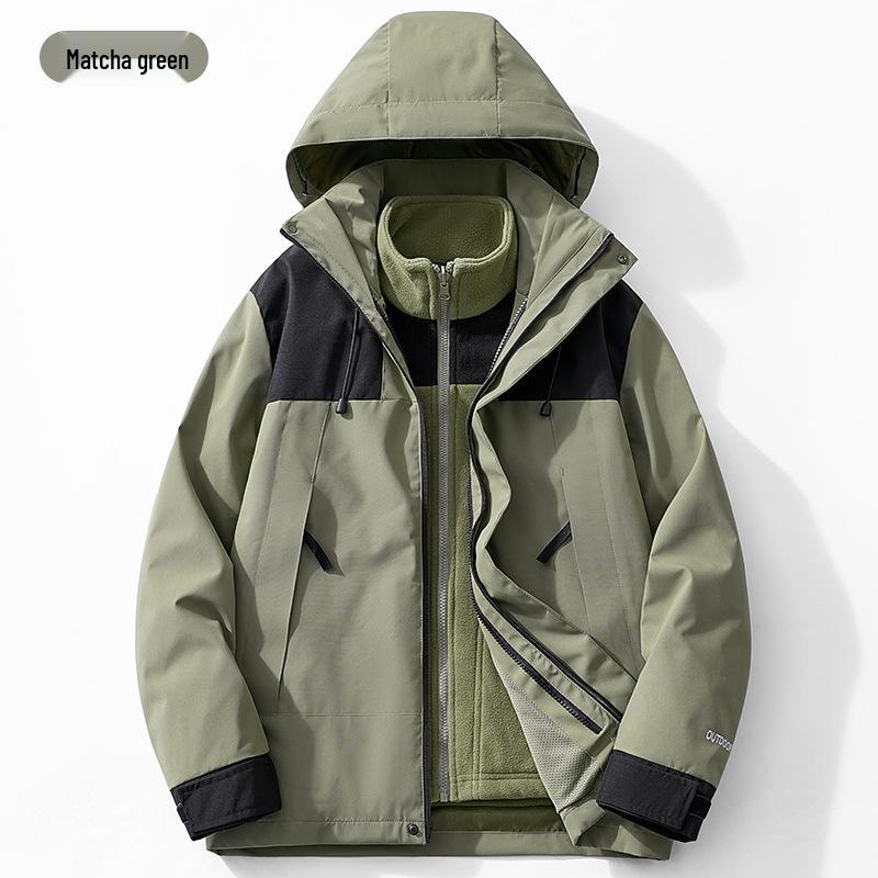 Жіночий вітрозахисний водонепроникний альпіністський костюм 3-в-1 на флісовій підкладці, потовщений теплий комплект із двох предметів 2XL
Жіночий вітрозахисний водонепроникний альпіністський костюм 3-в-1 на флісовій підкладці, потовщений теплий комплект із двох предметів 2XL