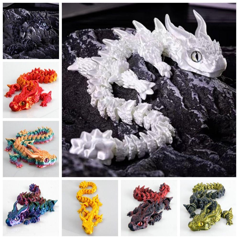 Crafts Gift Articulated Dragon Movable Joints Fidget Toy New 3D Printed Dragon Adults Kids Style A
Crafts Gift Articulated Dragon Movable Joints Fidget Toy New 3D Printed Dragon Adults Kids Style A