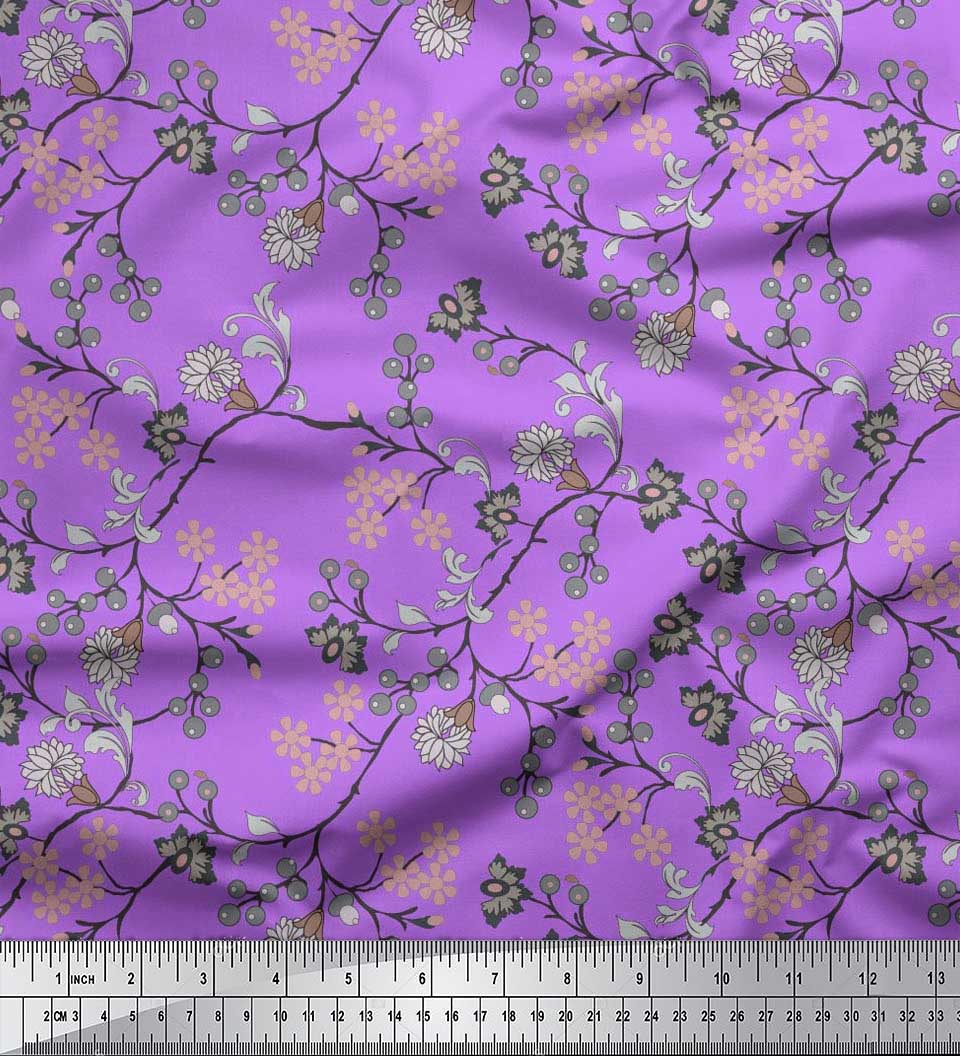Soimoi Japan Crepe Satin Fabric Berries,Leaves & Floral Artistic Printed Craft Fabric by the metre 42 Inch 42 Inch Wide - Poly Crepe білий
Soimoi Japan Crepe Satin Fabric Berries,Leaves & Floral Artistic Printed Craft Fabric by the metre 42 Inch 42 Inch Wide - Poly Crepe білий