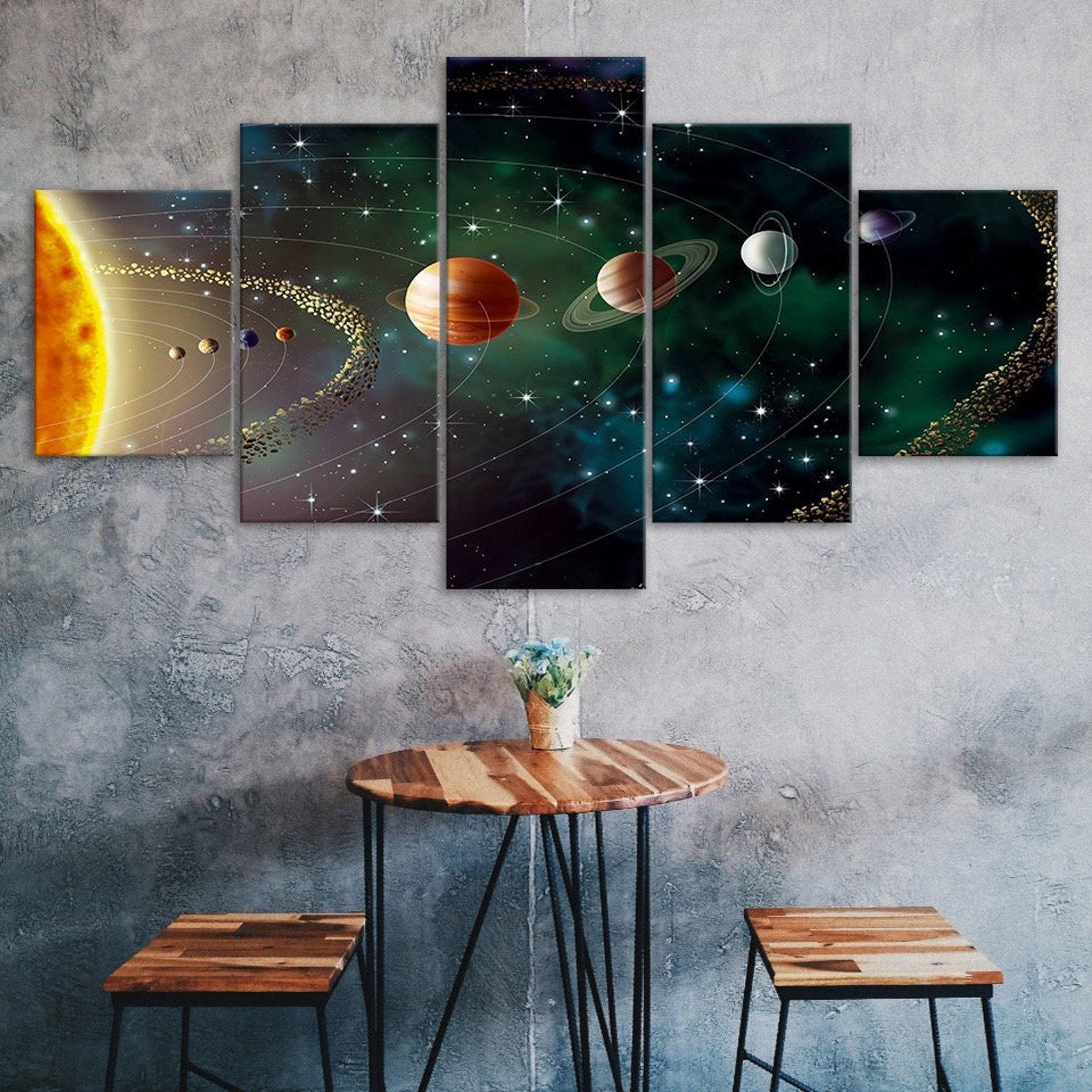 Solar System Planets Order Canvas 5 Piece Five Panel Wall Print Modern Art Poster Picture Home Decor Gift For Him For Her 20X35 20X45 20X55CM
Solar System Planets Order Canvas 5 Piece Five Panel Wall Print Modern Art Poster Picture Home Decor Gift For Him For Her 20X35 20X45 20X55CM