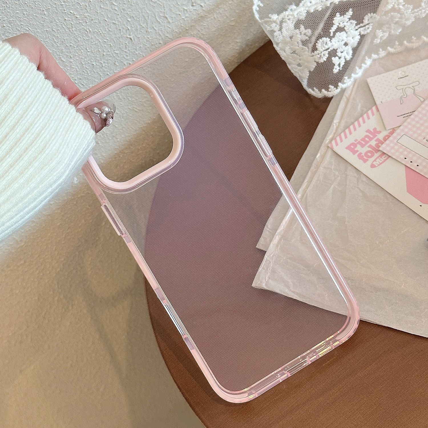 Pink Frame Magnetic 16 Transparent IPhone 17 Promax Mobile Phone Case 14 Suitable for 13 Silicone 11 Solid Color Anti Fall 12promax(6.7)
Pink Frame Magnetic 16 Transparent IPhone 17 Promax Mobile Phone Case 14 Suitable for 13 Silicone 11 Solid Color Anti Fall 12promax(6.7)