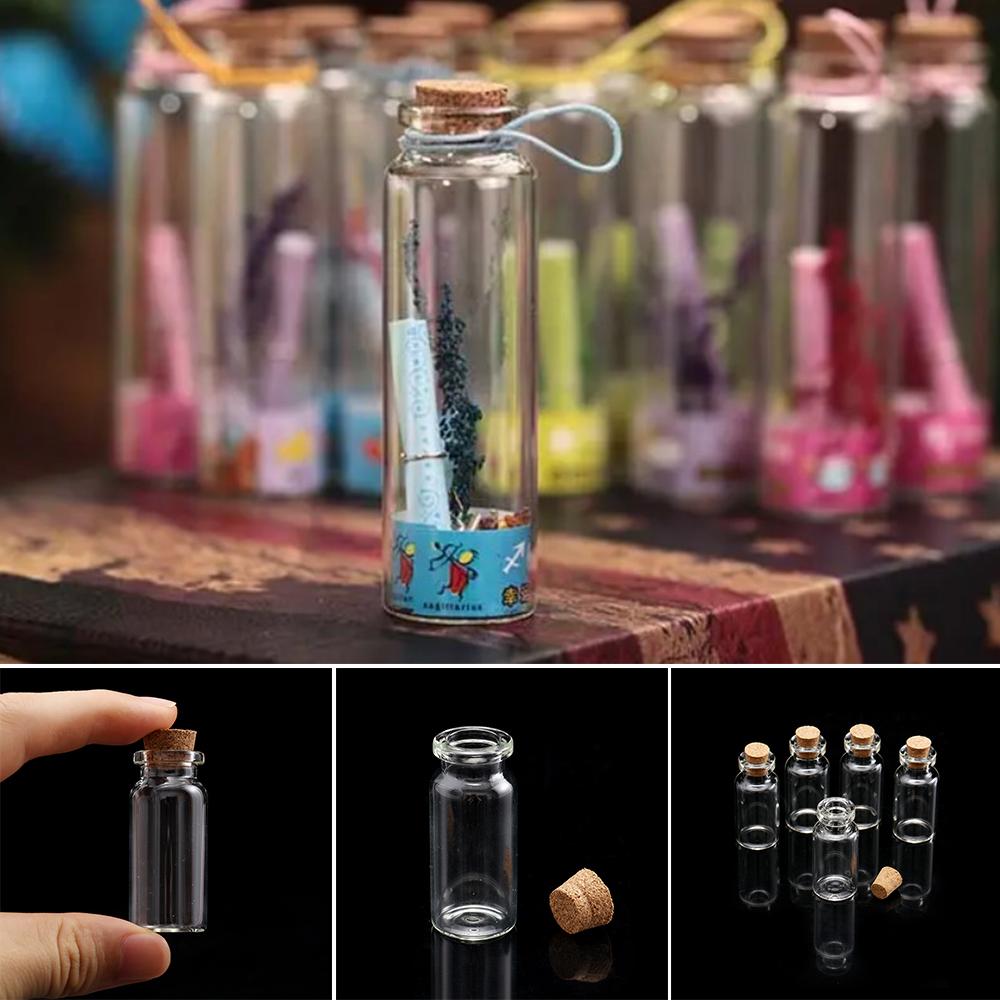 Vials Glass Bottle Mini Containers Blank With Cork Stopper Tiny Small Message Bottles Transparent 3ml-10pcs
Vials Glass Bottle Mini Containers Blank With Cork Stopper Tiny Small Message Bottles Transparent 3ml-10pcs
