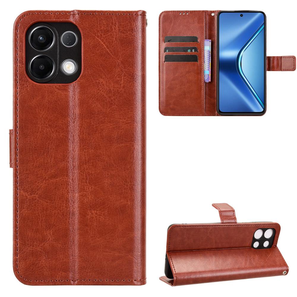 For Oppo K13 5G PU Leather Case with Strap Crazy Horse Texture Phone Wallet Cover B
For Oppo K13 5G PU Leather Case with Strap Crazy Horse Texture Phone Wallet Cover B