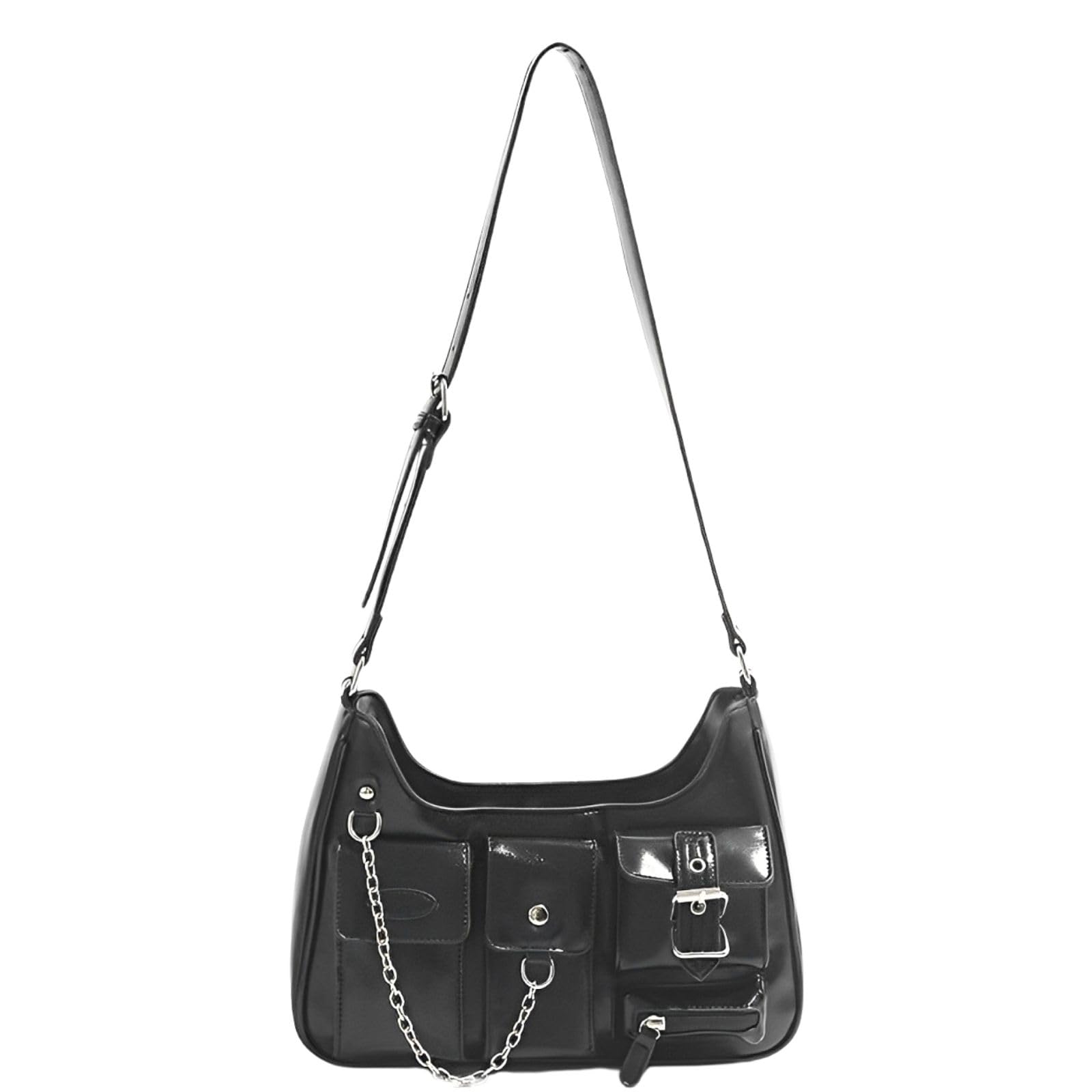 Harujio Y2K Міні Сумка-Міна на Плече Готік Горизонтальна Маленька Сумка через Плече з Популярною Сумкою, Жіноча Сумка, Горизонтальна, Стиль, Масове Виробництво, Готік, чорний
Harujio Y2K Міні Сумка-Міна на Плече Готік Горизонтальна Маленька Сумка через Плече з Популярною Сумкою, Жіноча Сумка, Горизонтальна, Стиль, Масове Виробництво, Готік, чорний