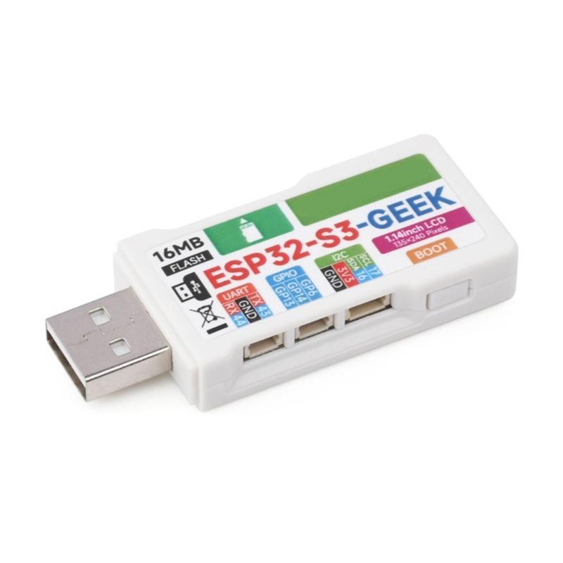 База на мікросхемі ESP32-S3R2 Плата розробки ESP32GEEK підтримує WiFi і Bluetooth, сумісна з 1,14-дюймовим кольоровим РК-дисплеєм 65K
База на мікросхемі ESP32-S3R2 Плата розробки ESP32GEEK підтримує WiFi і Bluetooth, сумісна з 1,14-дюймовим кольоровим РК-дисплеєм 65K