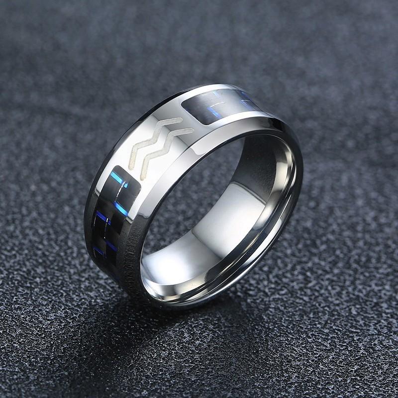 Vnox Dropshipping Twelve Constellations Rings for Men Women 8mm Stainless Steel Anel Male Classic Carbon Fiber 12 Horoscope Ring 11
Vnox Dropshipping Twelve Constellations Rings for Men Women 8mm Stainless Steel Anel Male Classic Carbon Fiber 12 Horoscope Ring 11