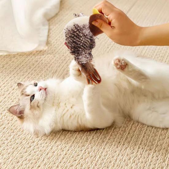 Yousheng Chirping Bird Cat Toy Interactive Automatic Squeaky Bird Toy for Indoor Cats Plush Chirping Bird with Feather Tail
Yousheng Chirping Bird Cat Toy Interactive Automatic Squeaky Bird Toy for Indoor Cats Plush Chirping Bird with Feather Tail