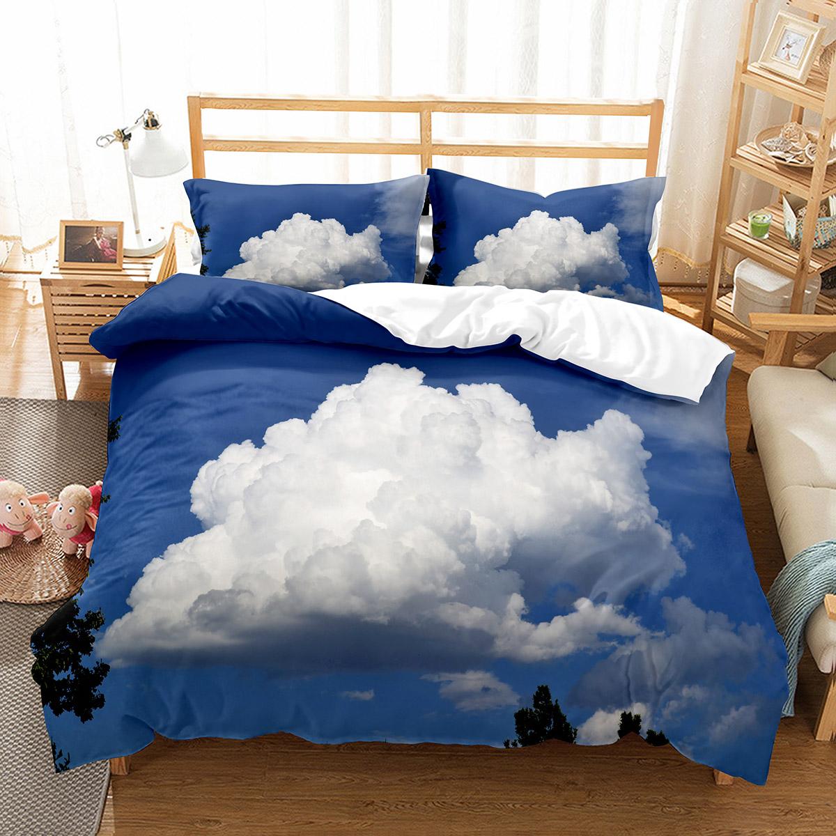 White Cloud Duvet Cover Set Comfort Cover Twin Full King Size для дітей, підлітків, дорослих, декор спальні Комплект постільної білизни з наволочкою US Full(200x230cm)
White Cloud Duvet Cover Set Comfort Cover Twin Full King Size для дітей, підлітків, дорослих, декор спальні Комплект постільної білизни з наволочкою US Full(200x230cm)