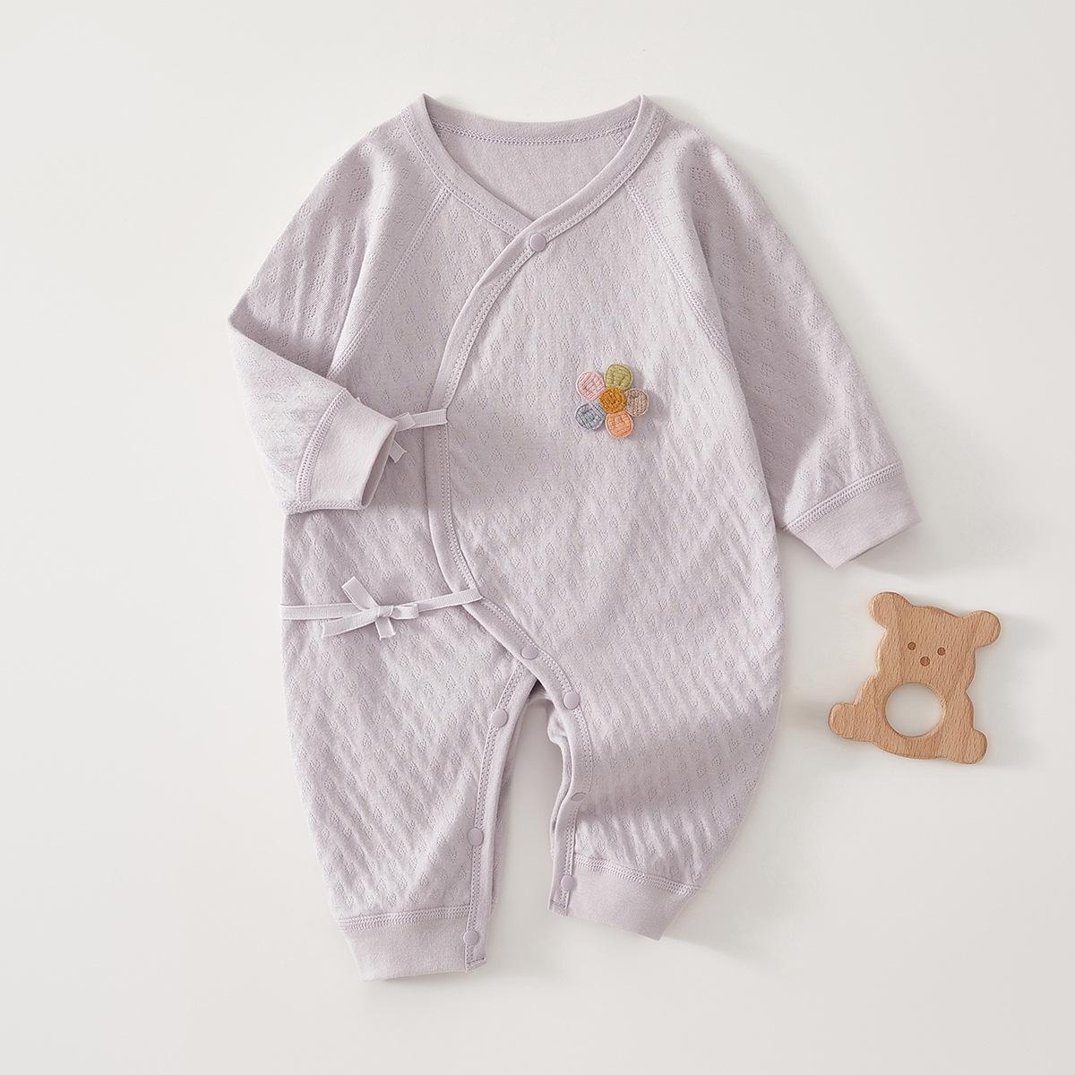 Baby Cotton Romper, A-Class Cotton Long Sleeve Infant Kimono Outfit, Soft Spring Autumn Crawling Pajamas for Newborns 52
Baby Cotton Romper, A-Class Cotton Long Sleeve Infant Kimono Outfit, Soft Spring Autumn Crawling Pajamas for Newborns 52