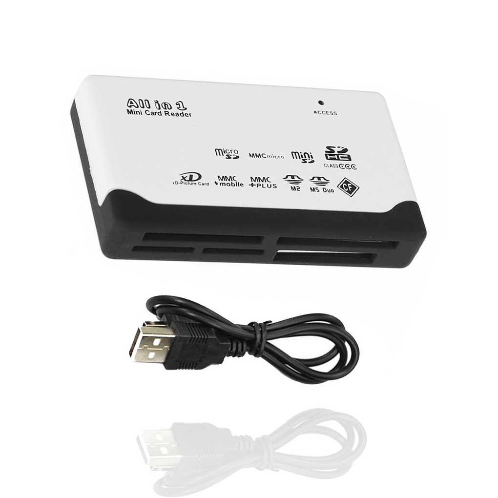 Memory Card Reader Office Hotel External USB 2.0 Adapter Computer Laptop Fast Data Transmission Speed Reading Writing Converter
Memory Card Reader Office Hotel External USB 2.0 Adapter Computer Laptop Fast Data Transmission Speed Reading Writing Converter