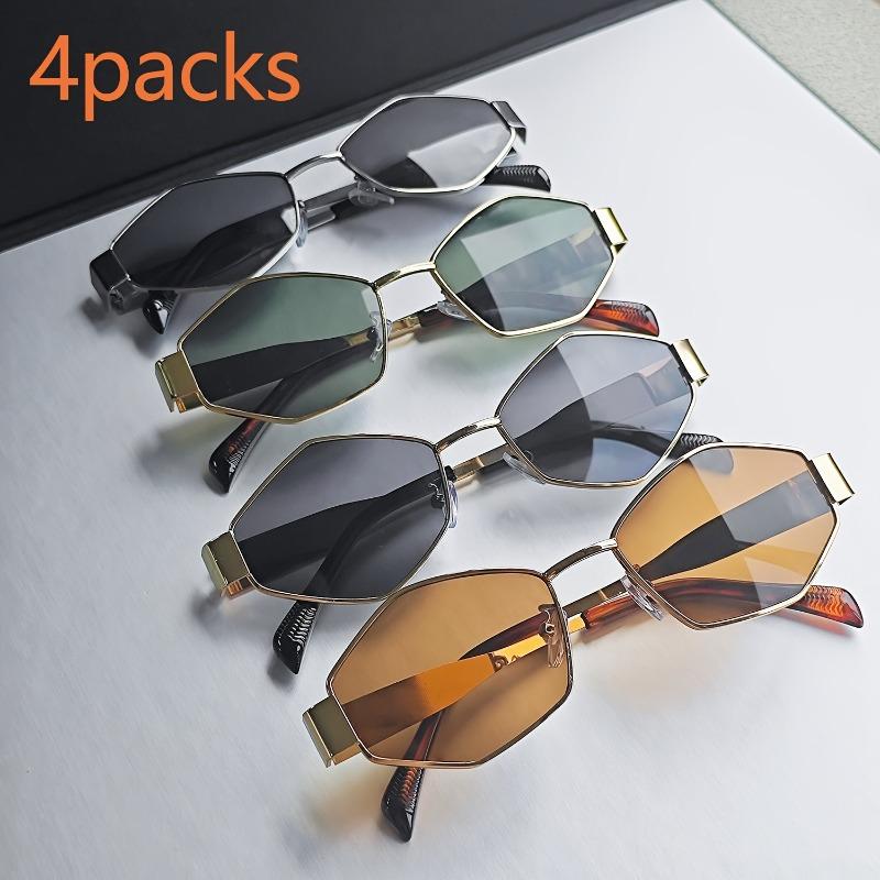 4 Pack Diamond Shaped Glasses Fashionable Metal Small Frame Polygonal Glasses
4 Pack Diamond Shaped Glasses Fashionable Metal Small Frame Polygonal Glasses