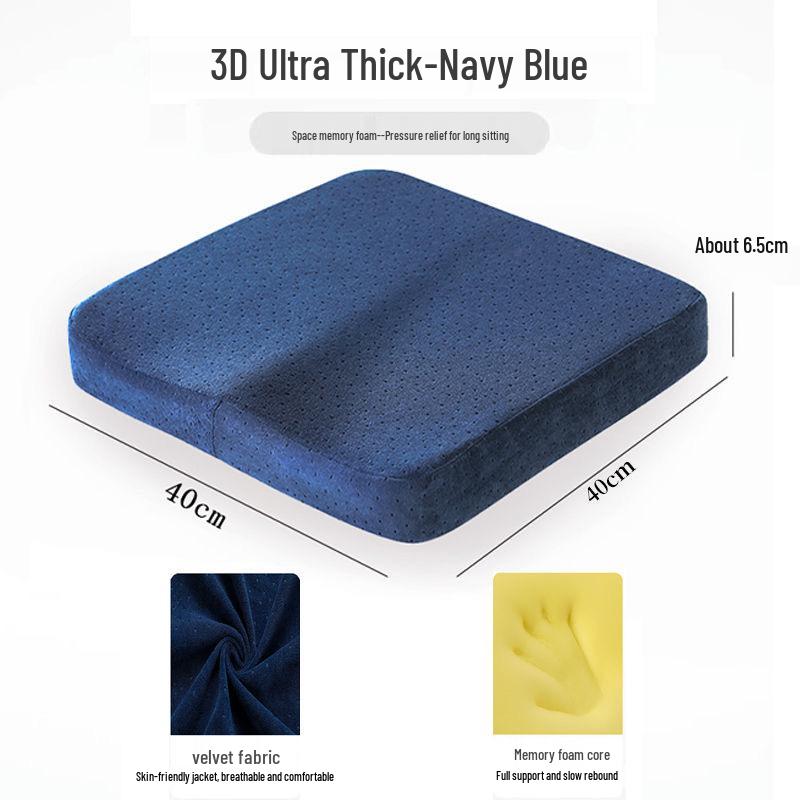 Мягкая подушка сиденья с эффектом памяти для длительного сидения - Прочная для офиса, автомобиля или общежития 40*40*6 cm
Мягкая подушка сиденья с эффектом памяти для длительного сидения - Прочная для офиса, автомобиля или общежития 40*40*6 cm