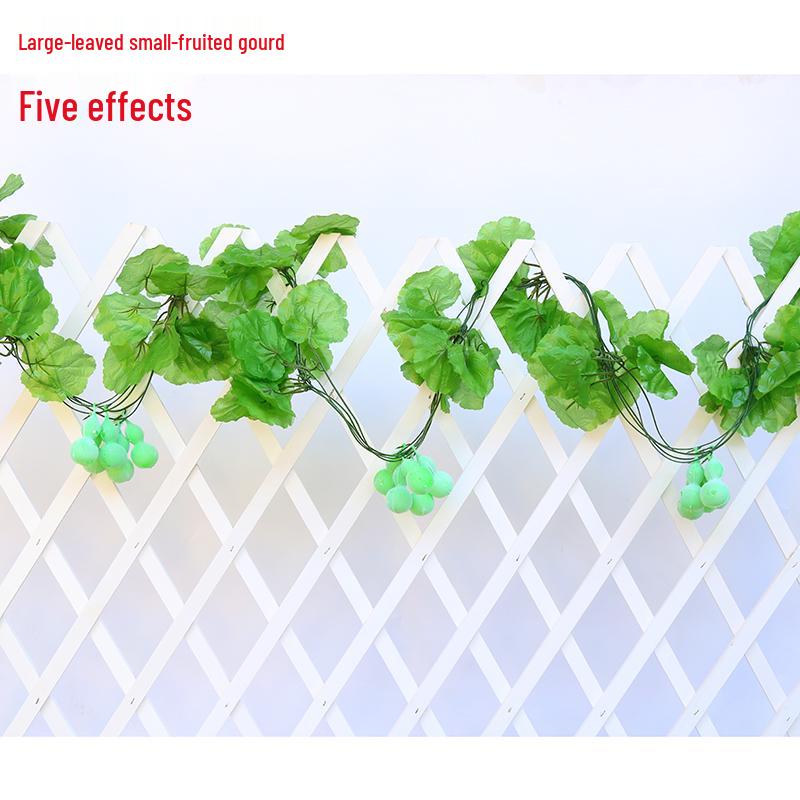 Gourd Vine & Grape Leaf Ceiling Decoration - Artificial Flower, Fruit, and Vegetable Greenery for Shops & Farmhouses.
Gourd Vine & Grape Leaf Ceiling Decoration - Artificial Flower, Fruit, and Vegetable Greenery for Shops & Farmhouses.