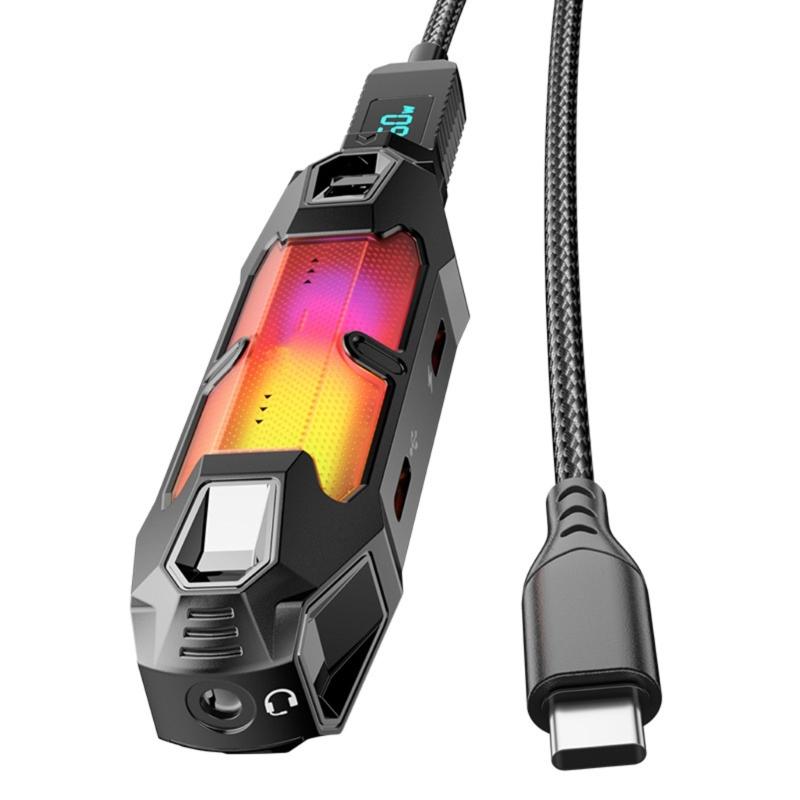 External Sound Card Adapter for Piva X41 USB C Devices Support 32bit 384kHz and PD60W Fast Charging Support Gaming 1
External Sound Card Adapter for Piva X41 USB C Devices Support 32bit 384kHz and PD60W Fast Charging Support Gaming 1