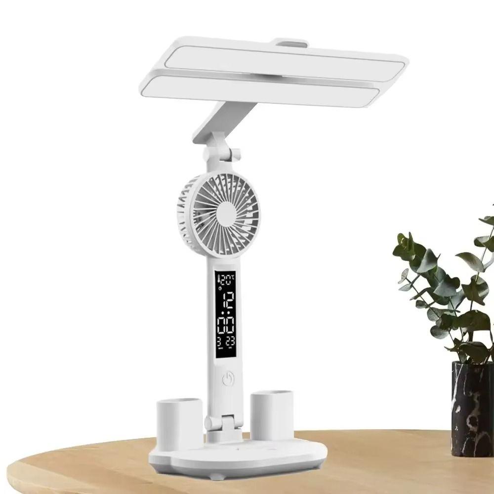 Double Head LED Fan Table Light Dimmable Desk Lamp Multifunctional Reading Light Dormitory Style 1
Double Head LED Fan Table Light Dimmable Desk Lamp Multifunctional Reading Light Dormitory Style 1