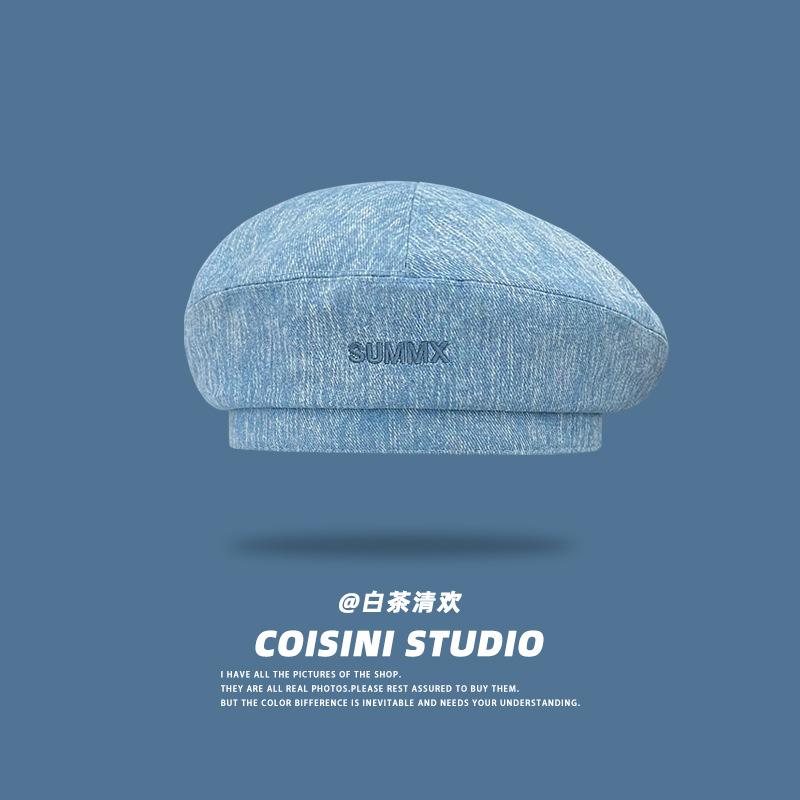 Korean Denim Stylish Beret Hat For Unisex With Embroidered Design Perfect For Spring And Fashion Summer светло-синий
Korean Denim Stylish Beret Hat For Unisex With Embroidered Design Perfect For Spring And Fashion Summer светло-синий