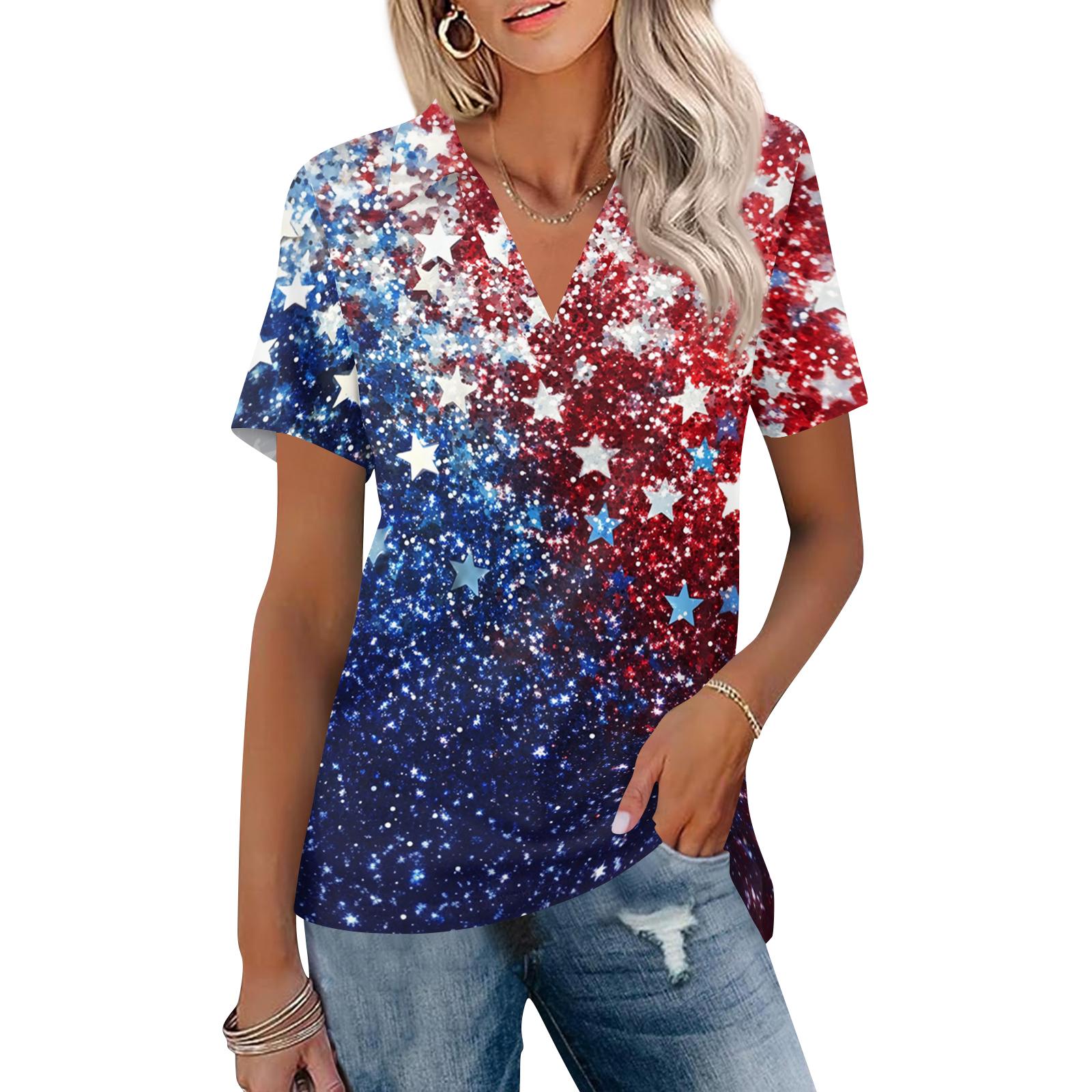 Womens Spring Tops V Neck Summer Shirts for Women Short Sleeve Printed Womens Summer Tops Dressy Casual T Shirt Blouse XXL синий
Womens Spring Tops V Neck Summer Shirts for Women Short Sleeve Printed Womens Summer Tops Dressy Casual T Shirt Blouse XXL синий