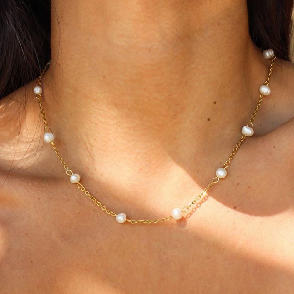 Elegant Freshwater Pearl Titanium Steel Necklace: Non-fading, Trendy, Light Luxury, Versatile High-End Design
Elegant Freshwater Pearl Titanium Steel Necklace: Non-fading, Trendy, Light Luxury, Versatile High-End Design
