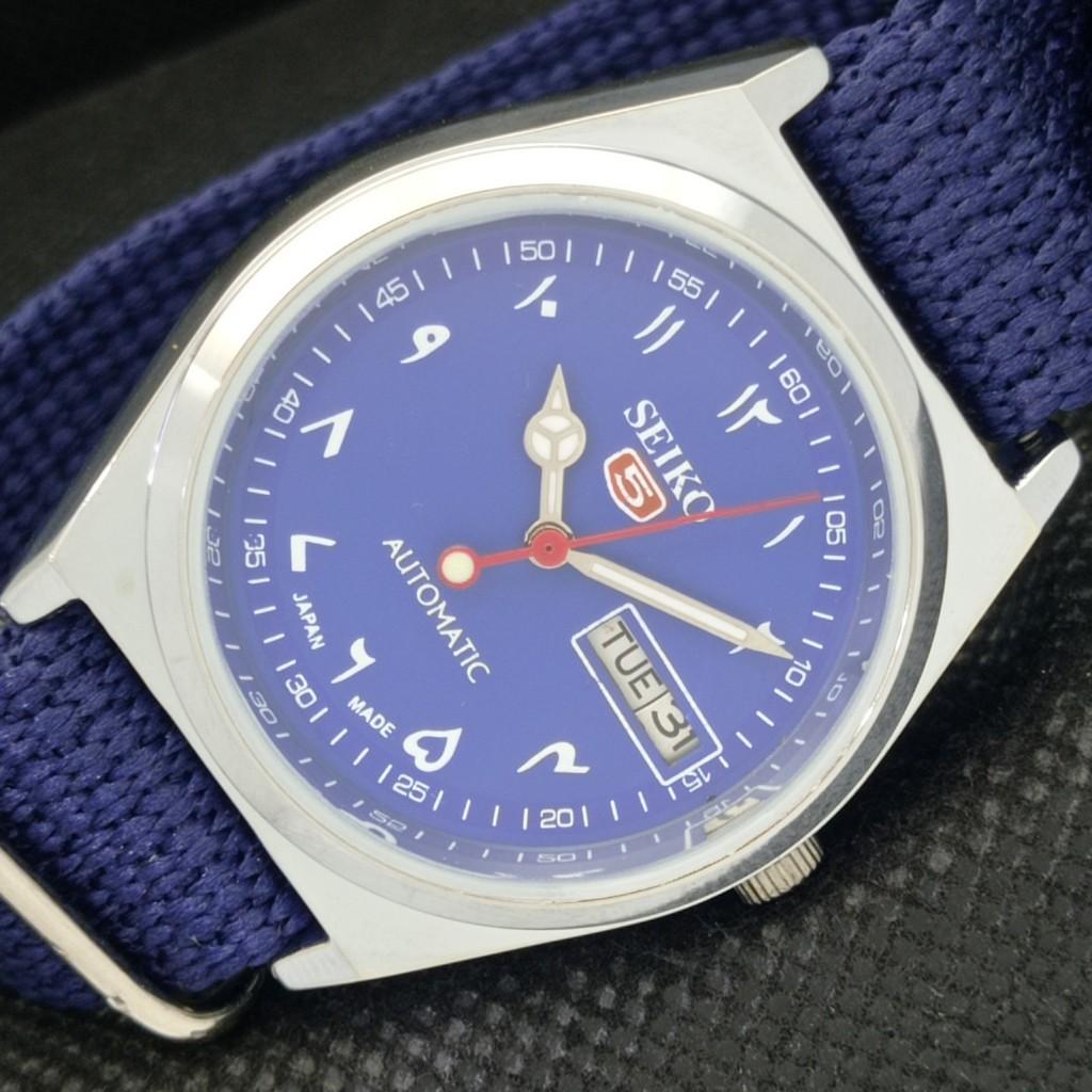 REFURBISHED VINTAGE SEIKO 5 AUTO 6309A JAPAN MENS ARABIC WATCH 587d-a309060-9 SKU587d-a309060
REFURBISHED VINTAGE SEIKO 5 AUTO 6309A JAPAN MENS ARABIC WATCH 587d-a309060-9 SKU587d-a309060