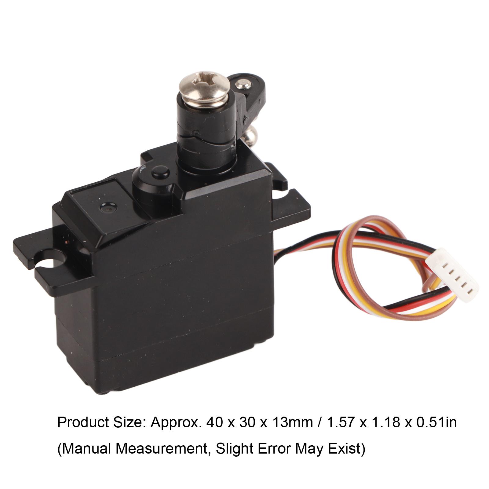 RC Steering Servo Gear 1.5KG 5 Wires Low Noise Quick Response Plastic Metal 1.5kg Servo Plastic Gear for HS 18301 18311
RC Steering Servo Gear 1.5KG 5 Wires Low Noise Quick Response Plastic Metal 1.5kg Servo Plastic Gear for HS 18301 18311