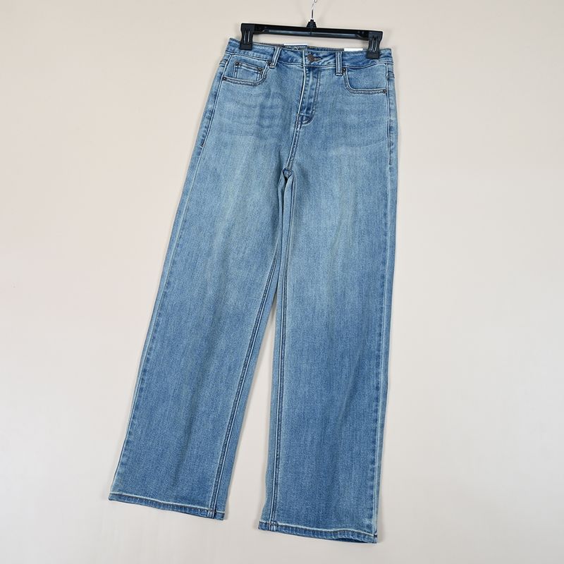 American Style Spring Summer New Women s Elastic High Waist Straight Wide Leg Jeans Light Blue EUR26
American Style Spring Summer New Women s Elastic High Waist Straight Wide Leg Jeans Light Blue EUR26