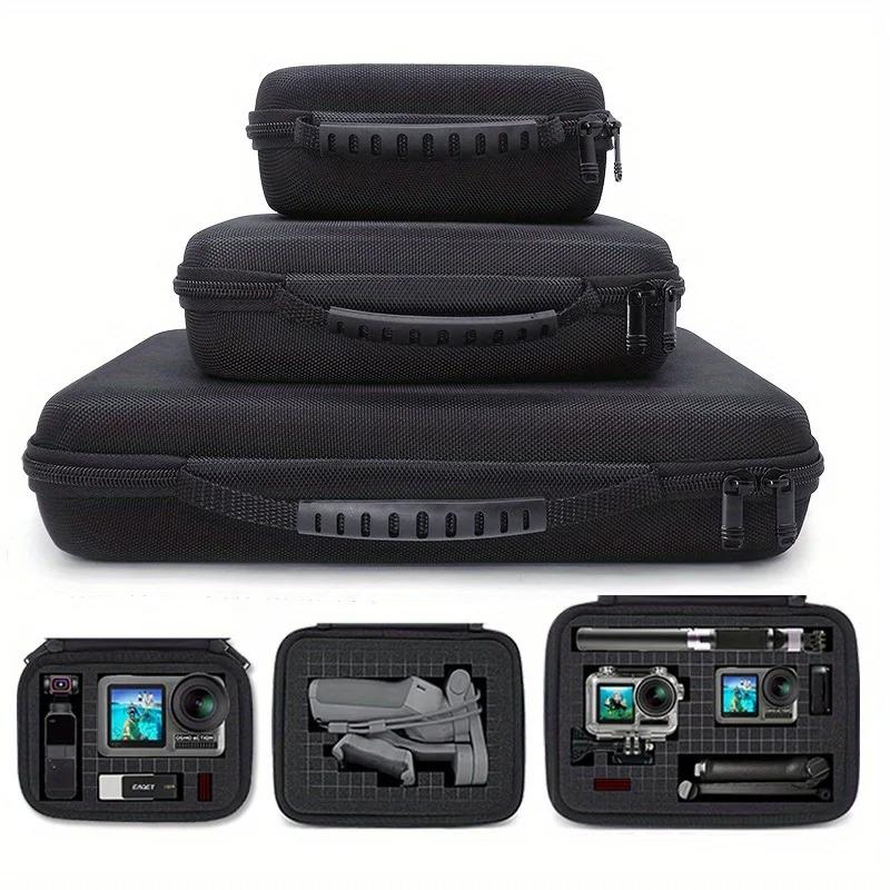 Travel Digital Camera Bag Foam Padded Carry Case Protected And Organized for GoPro 10/9 Small чорний
Travel Digital Camera Bag Foam Padded Carry Case Protected And Organized for GoPro 10/9 Small чорний